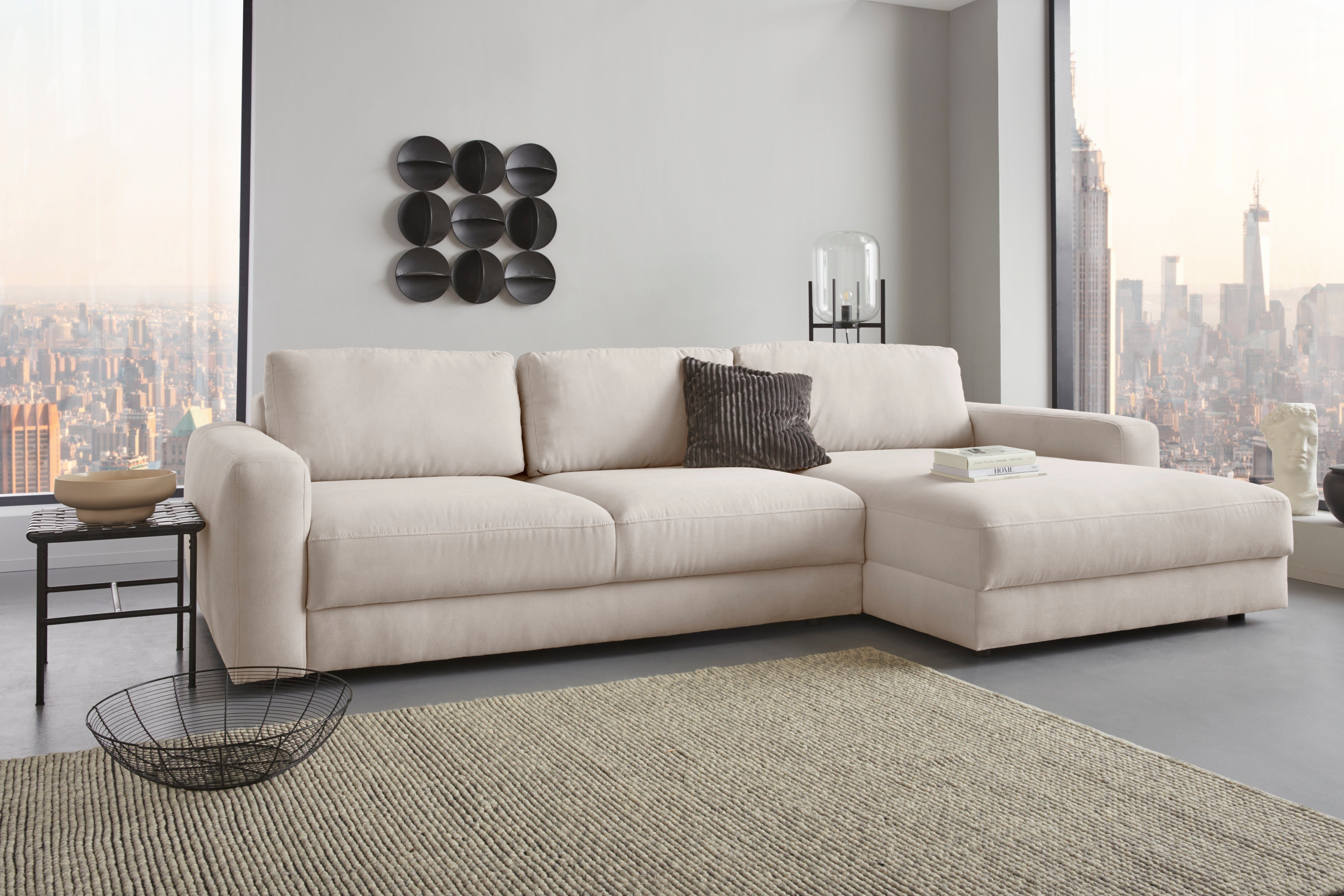PLACES OF STYLE Ecksofa "Bloomfield, elegant, viel Platz, Mega Couch, Breit günstig online kaufen