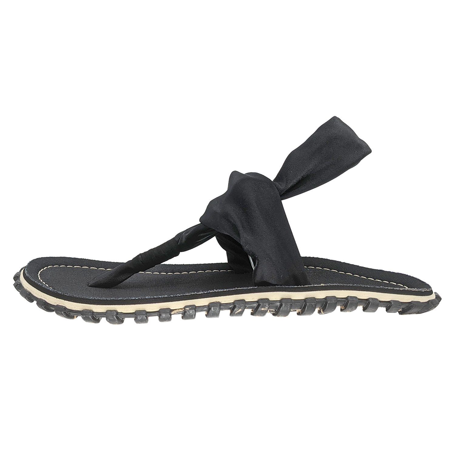 Gumbies Slingback in Only Black Riemchensandalette aus recycelten Materialien hergestellt, stabile Gummisole