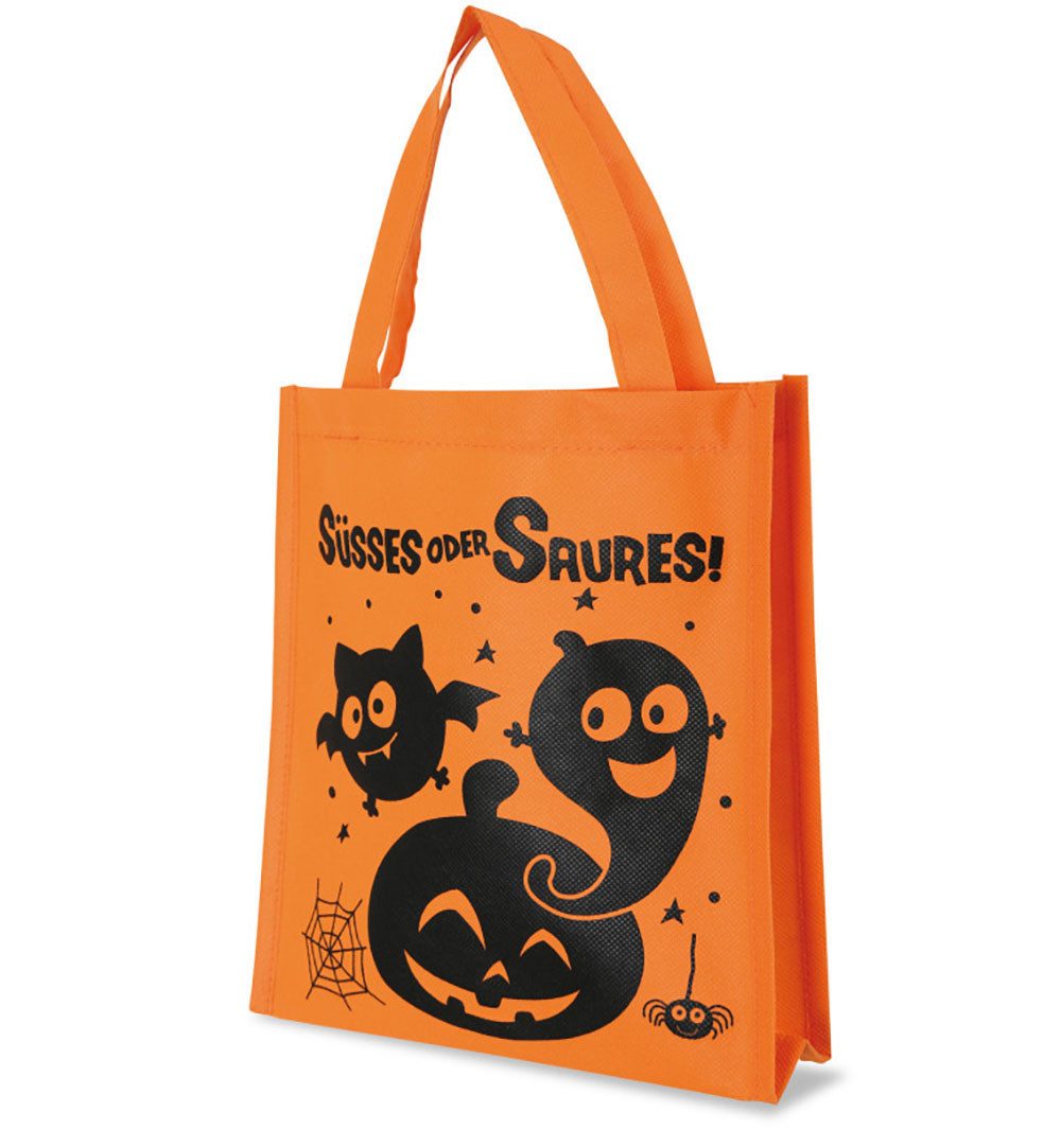 Fries Tragetasche Halloween Trage Tasche Beutel mit Henkeln Süßes oder Saures Kinder