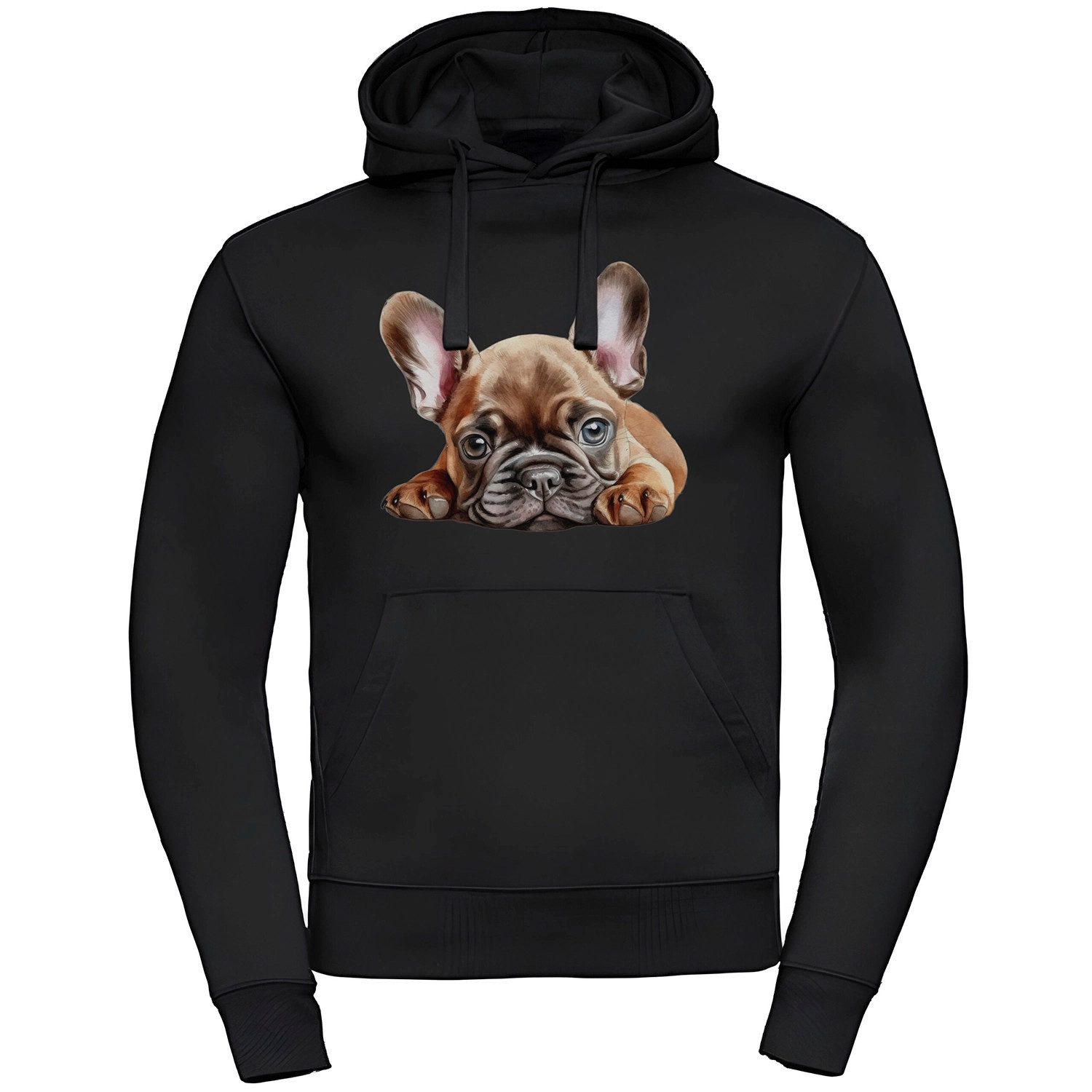 Bullyfriend Hoodie Bullyfriend Hoodie, Französische Bulldogge Kapuzenpullover, Frontprint Mit Kapuze, Print