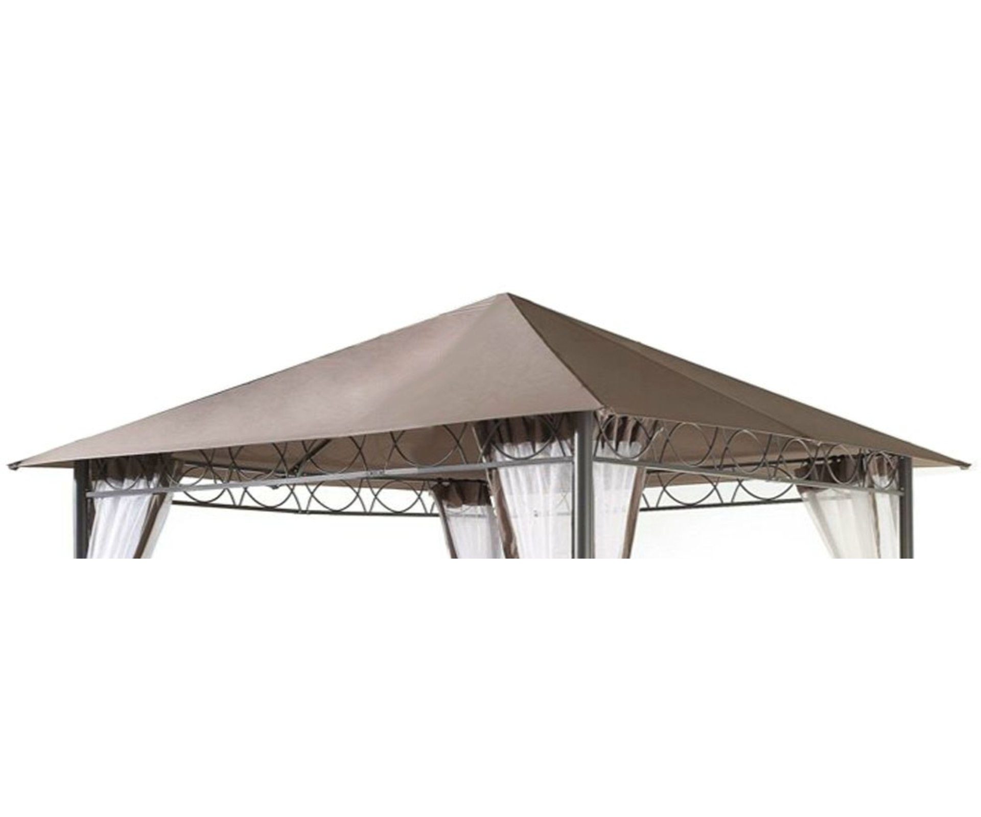 Grasekamp Pavillon Ersatzdach StilPavillon 3x3m, Nur Bezug, das
