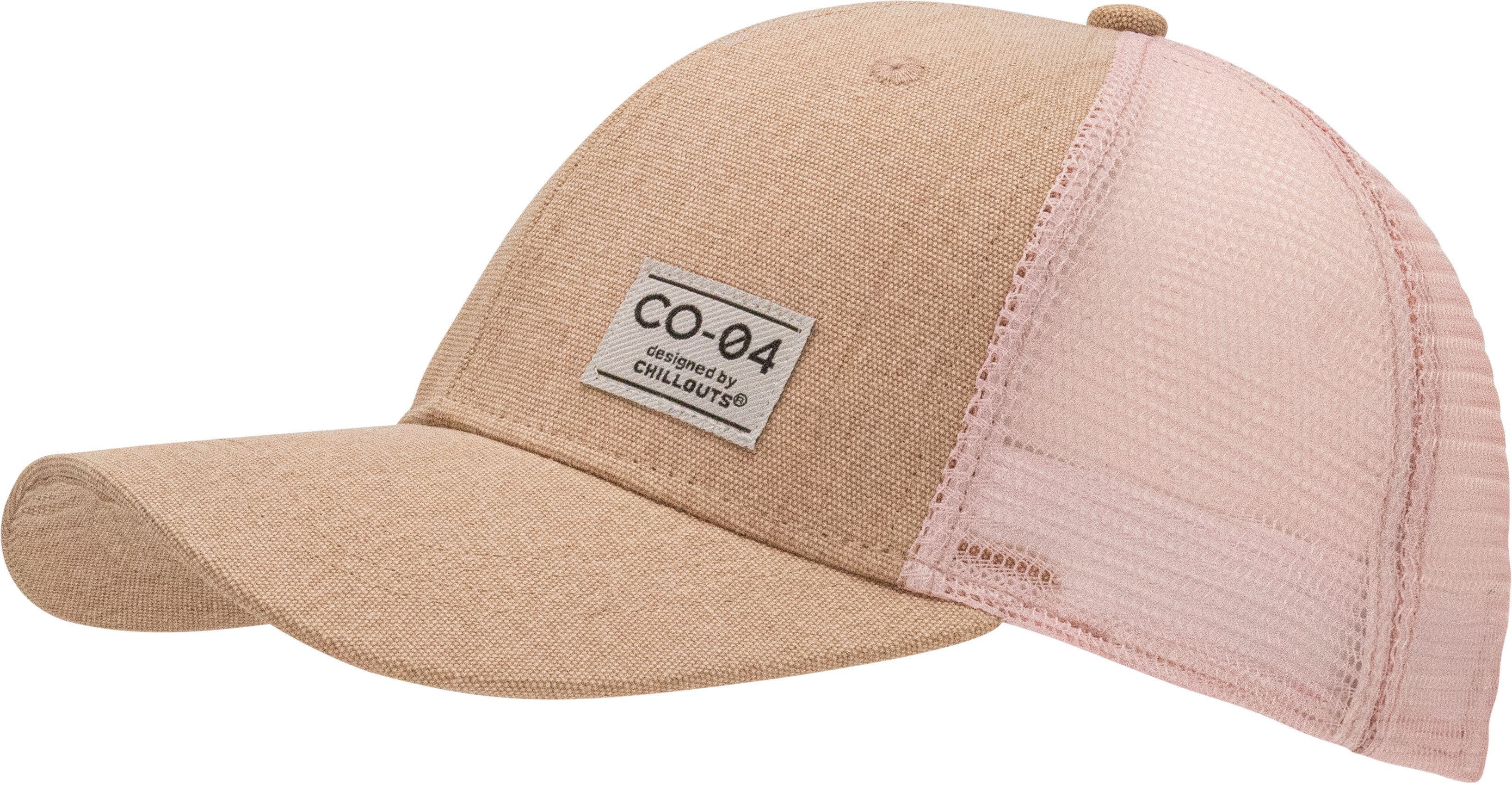 chillouts Baseball Cap Denver Hat mit luftdurchlässigem Netzrücken & stylischem Logo-Patch
