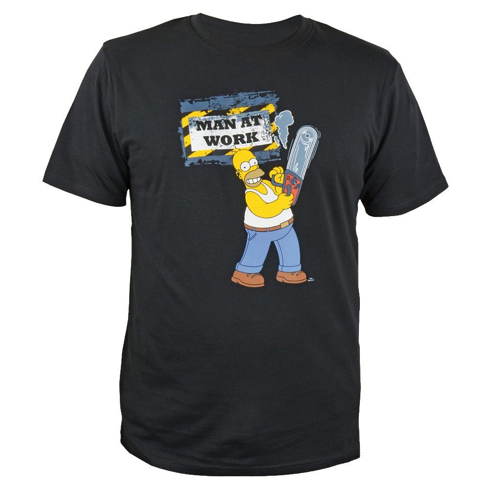 United Labels® T-Shirt Homer Simpson Man at Work - The Simpsons