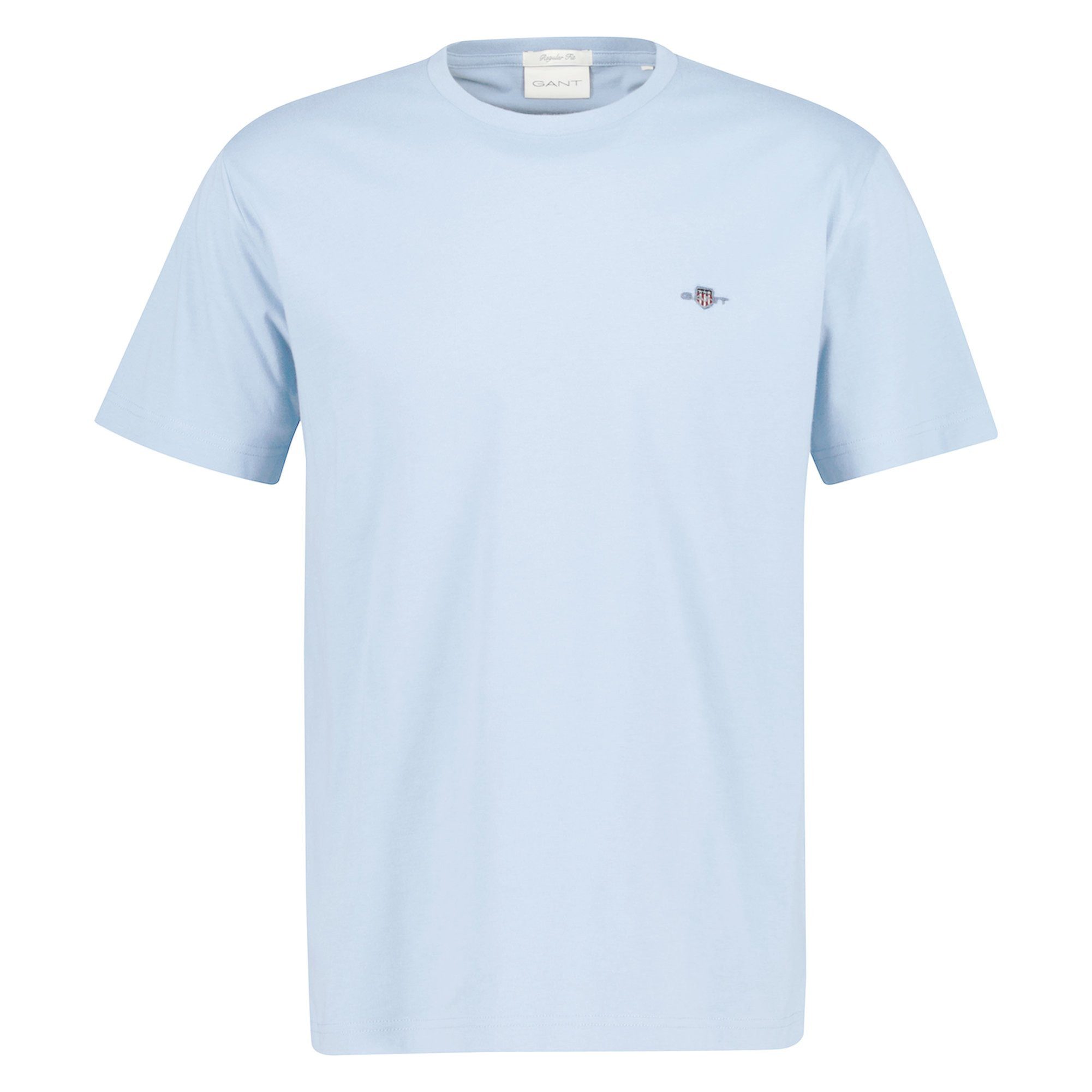 Gant T-Shirt Herren T-Shirt 1er Pack Baumwolle Reg Shield (Packung, 1er Pack)