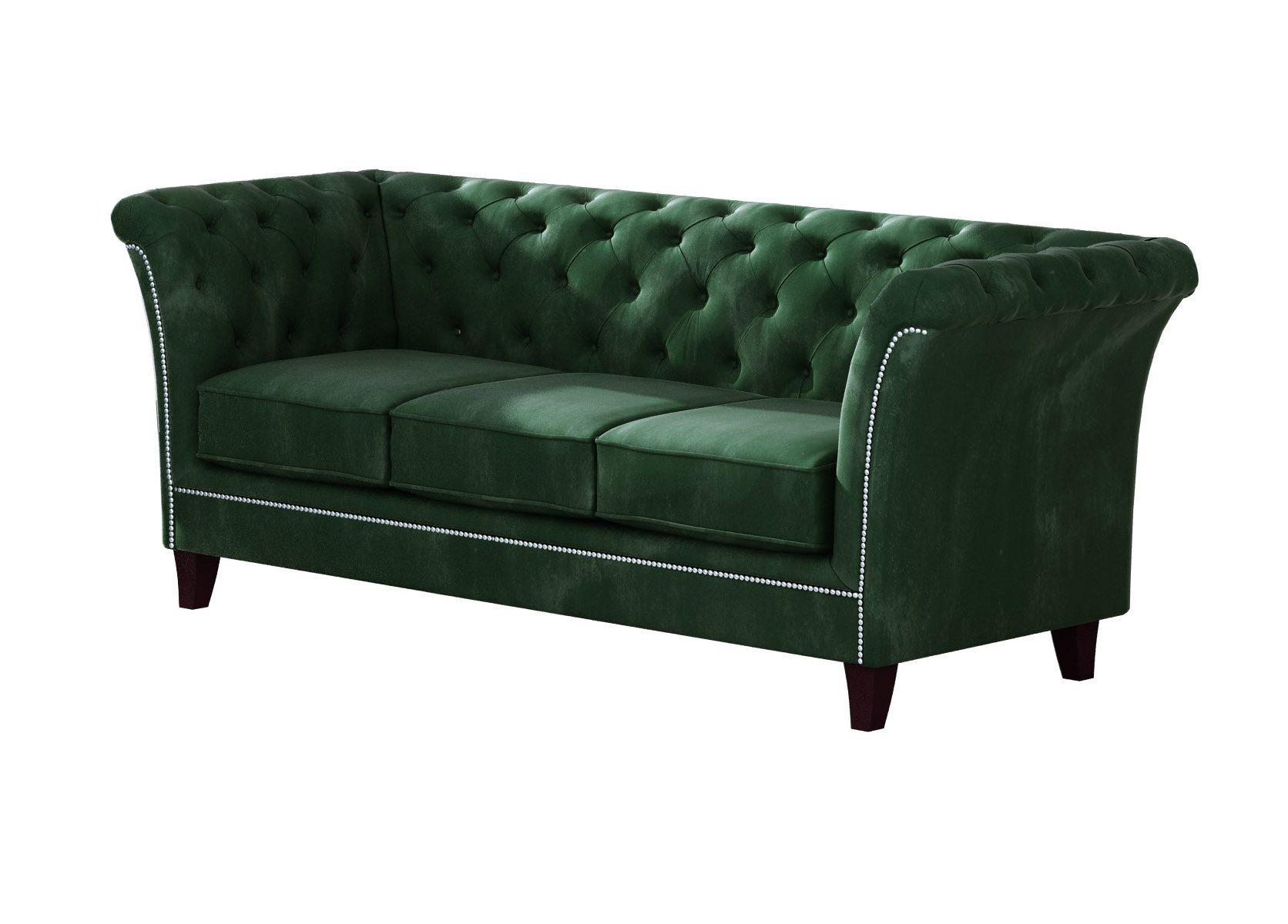 S-Style Möbel Chesterfield-Sofa 3-Sitzer Rainsburg aus günstig online kaufen