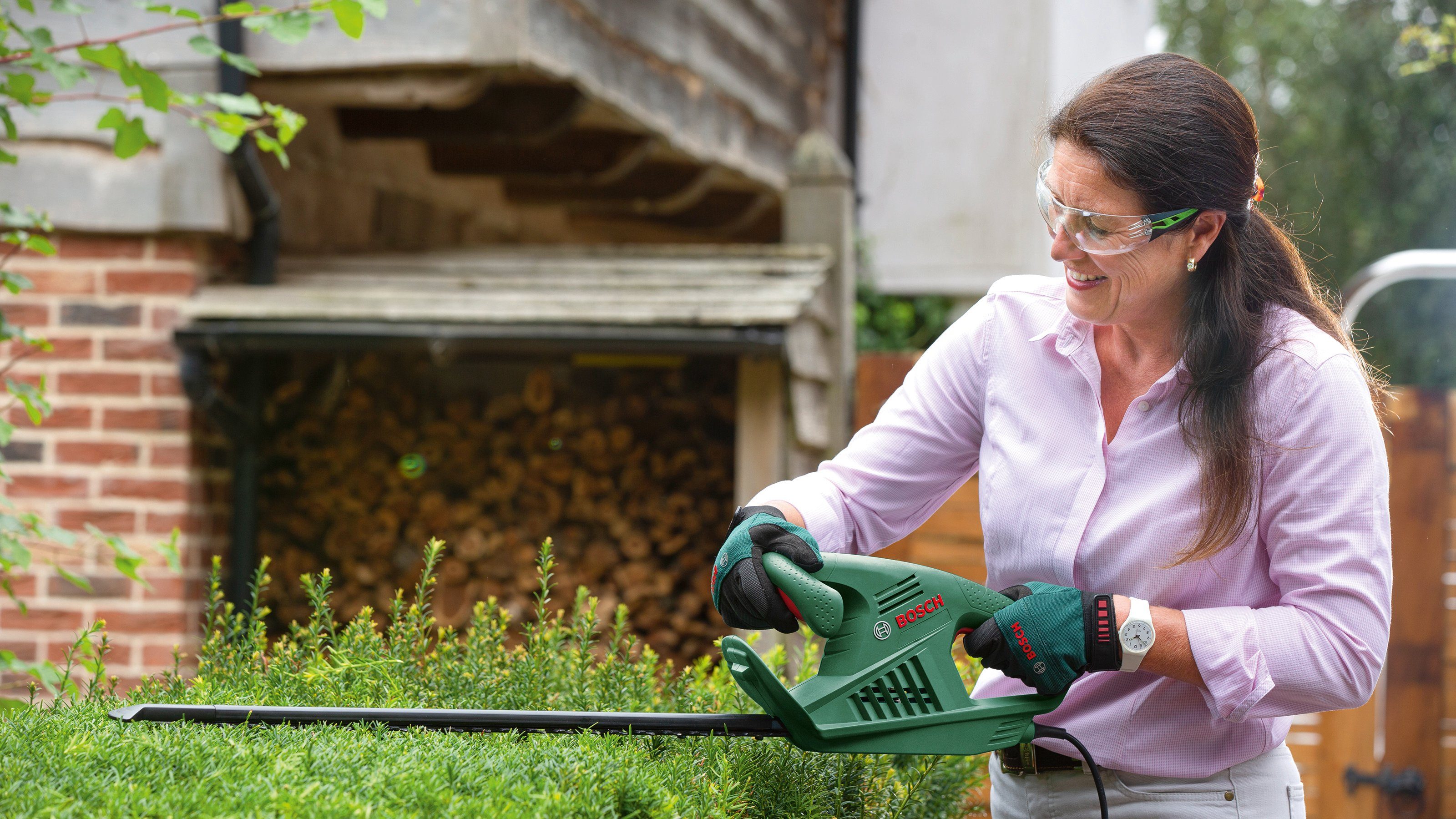 Bosch Home & Garden Elektro-Heckenschere EasyHedgeCut 45, 45 cm Schnittlänge – Bild 2 von 5
