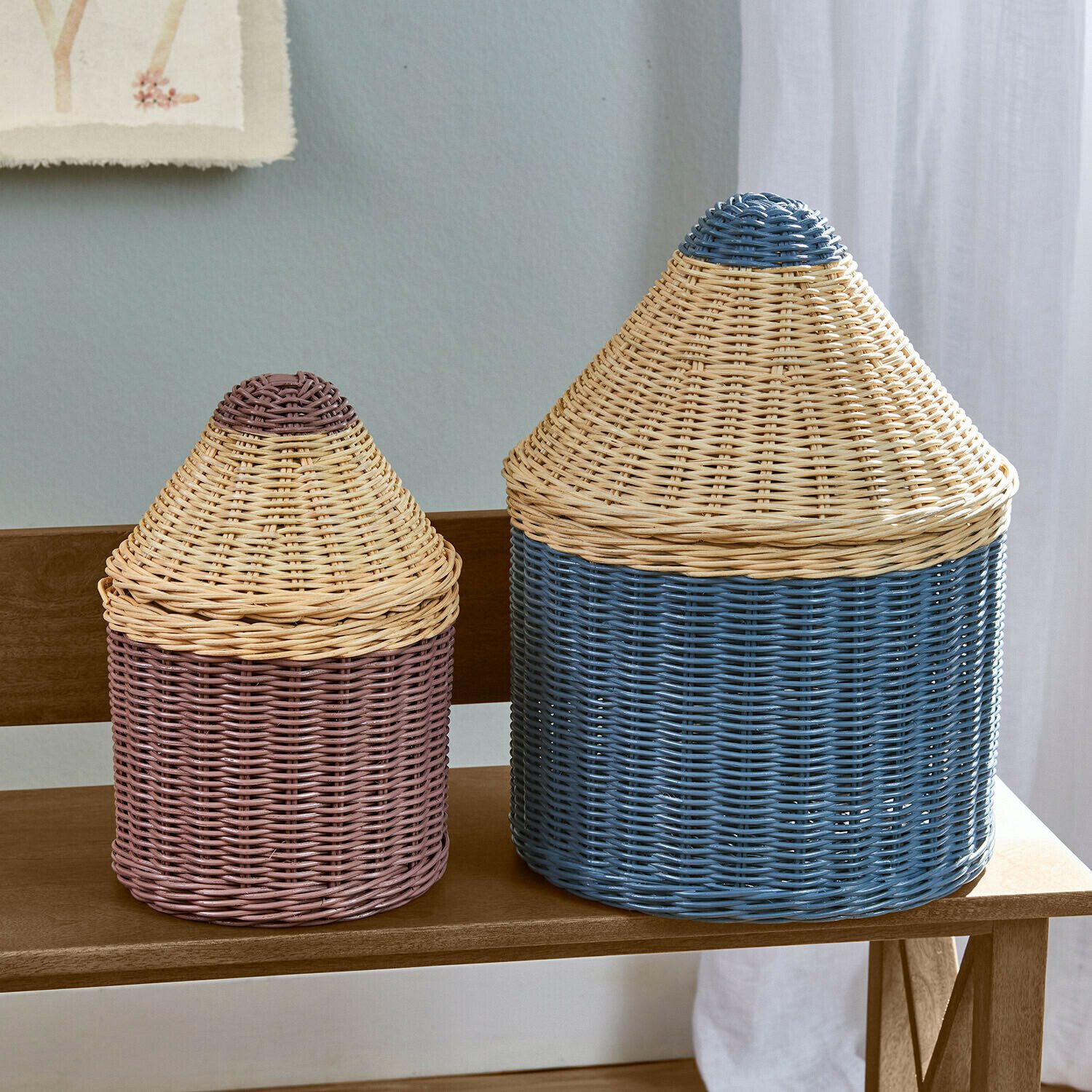 Mirabeau Dekokorb Korb Sønvik rosa/beige (kein Set, kein Set)