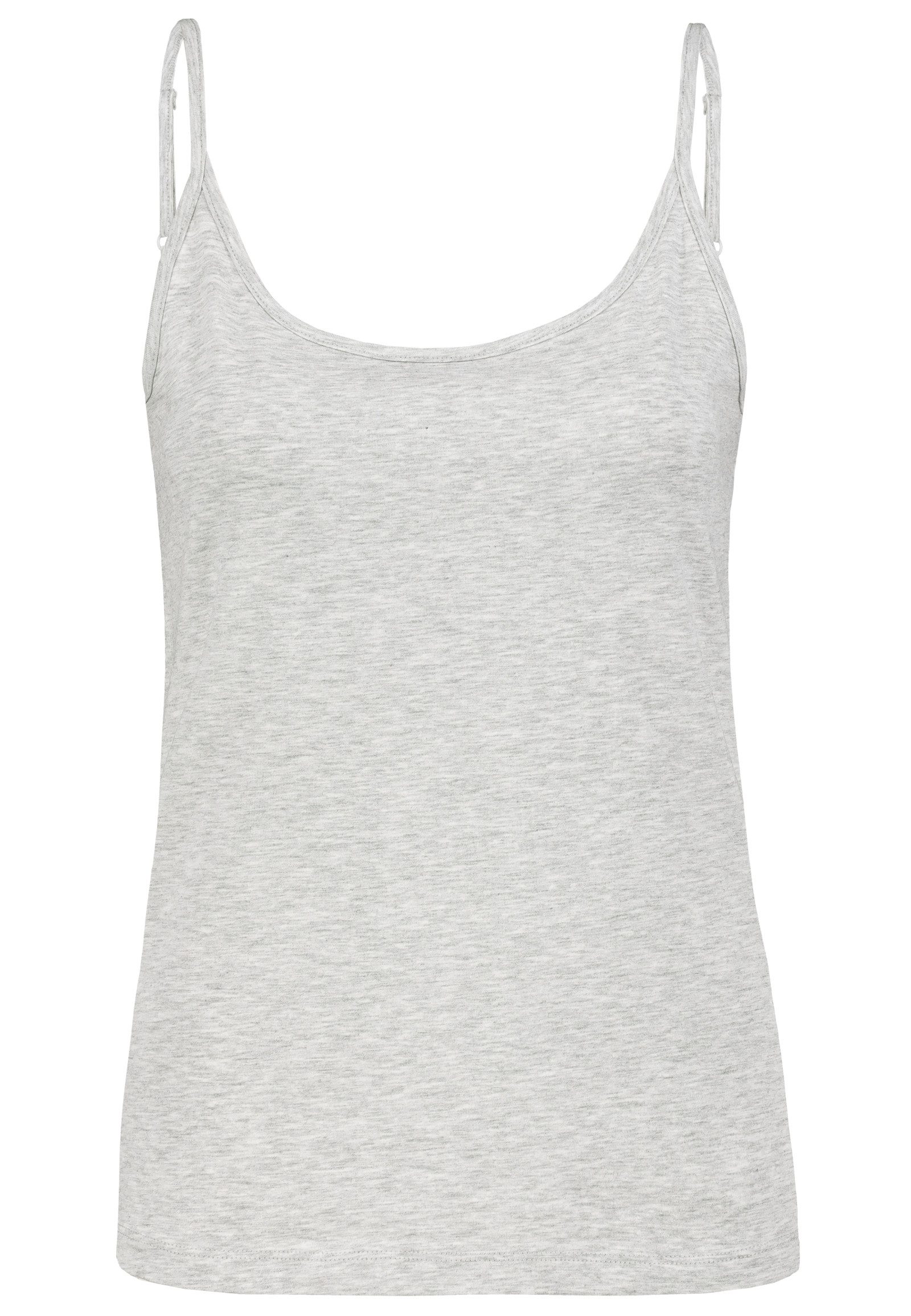 SUBLEVEL Shirttop 4er-Pack Tanktops Spaghetti-Träger Basic für Damen (4-tlg) Baumwolle Regular Fit Normal Ärmellos unifarben atmungsaktiv
