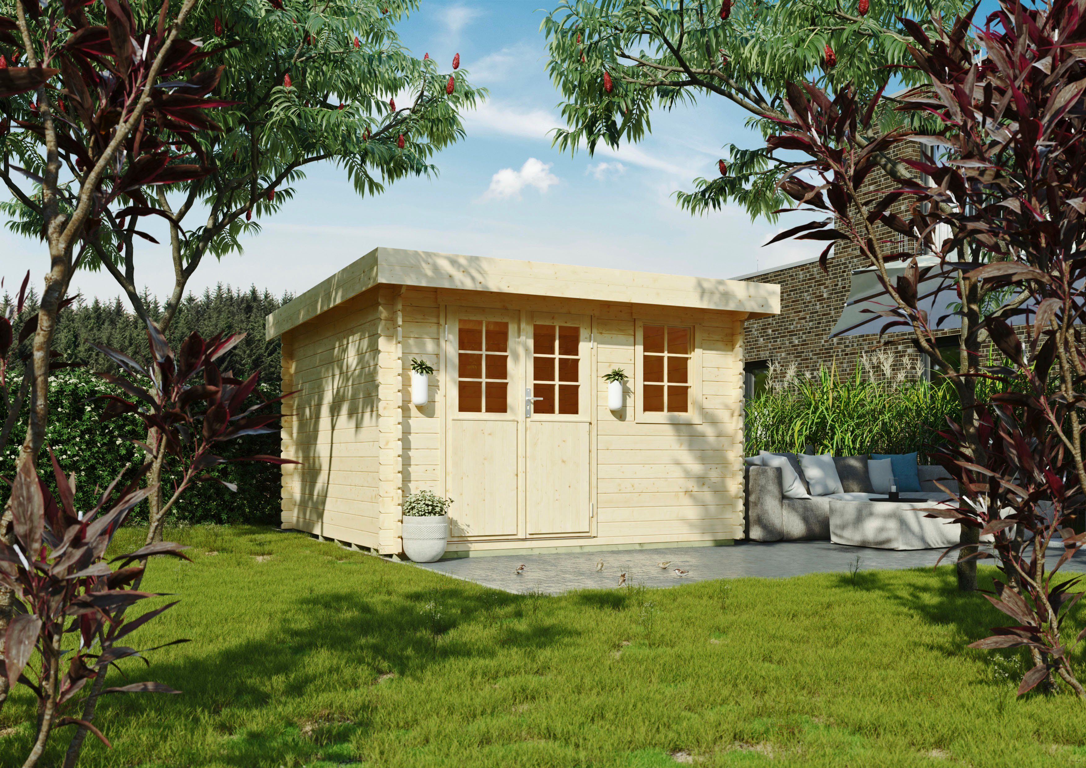 Flachdach Gartenhäuser 3x3m online kaufen OTTO