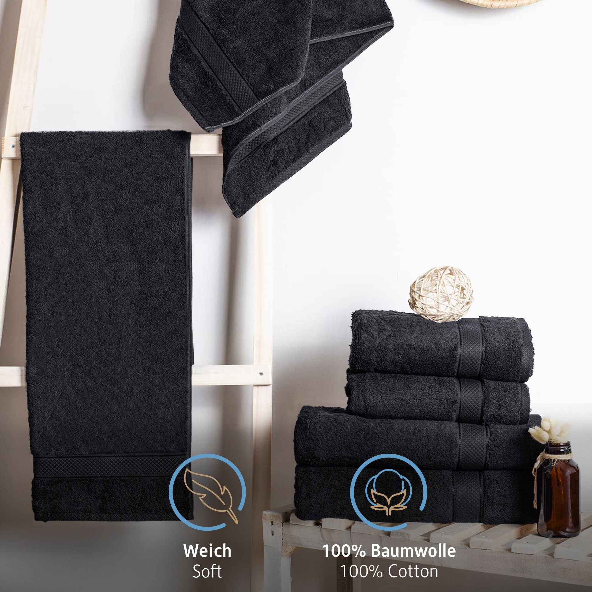 Komfortec Handtuch Set Handtuch Set 100% günstig online kaufen