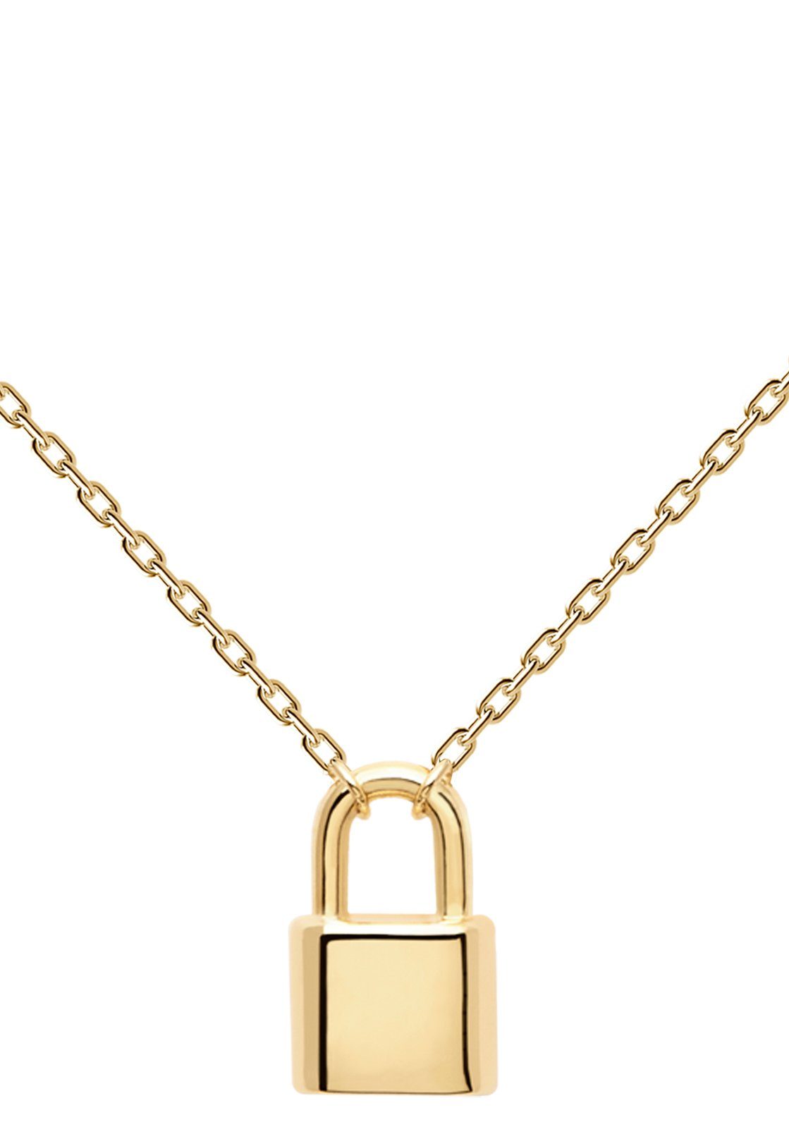 PDPAOLA Kette mit Anhänger »Bond Gold Necklace, Schloss, CO01-086-U« online  kaufen | OTTO