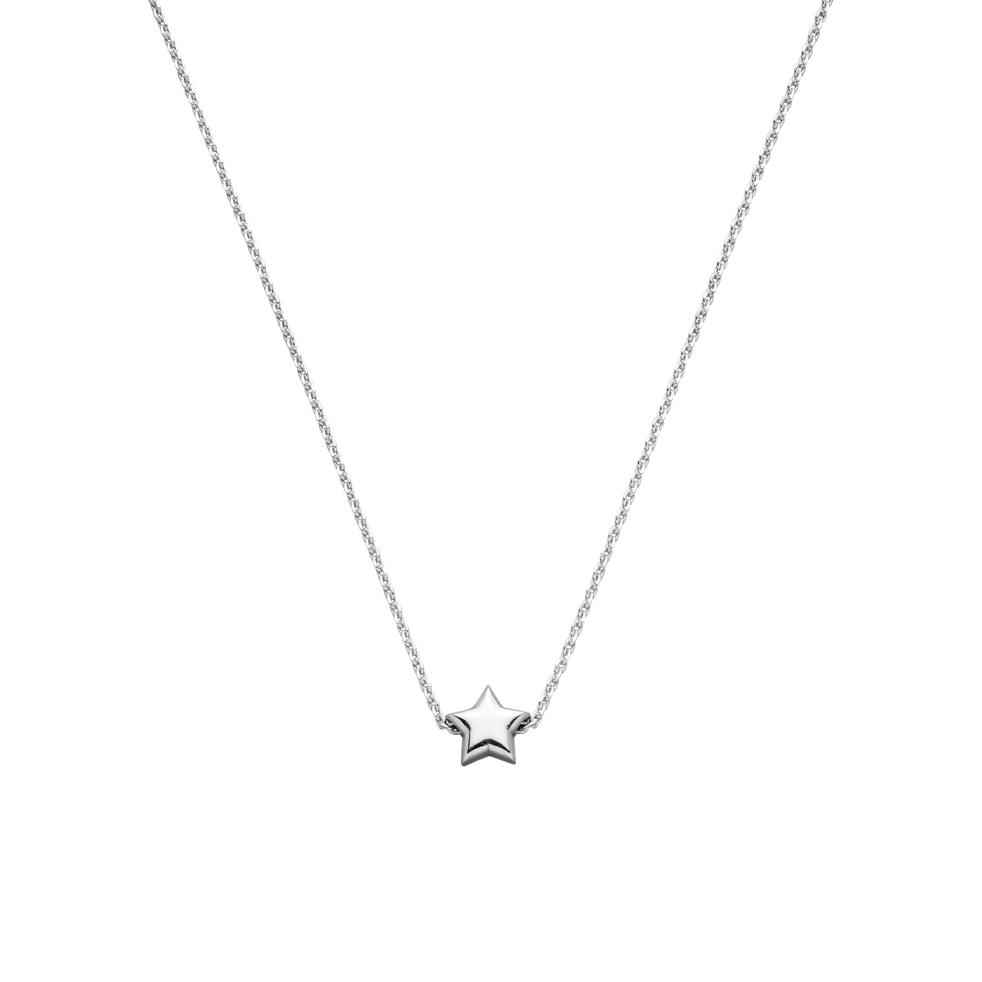 Kette mit Anhänger Stern Halskette 925 Silber Mini