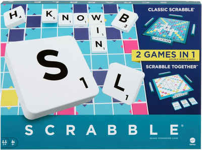 Mattel games Spiel, Familienspiel Scrabble - 2 Spiele in 1