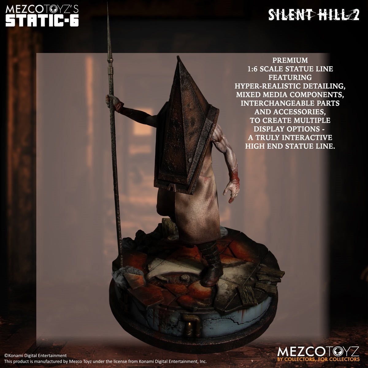 Red Statue 1:6 Thing MEZCO 2: Pyramid Six Dekofigur Silent Static Hill