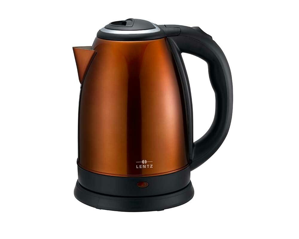 emeco Wasserkocher Edelstahl Wasserkocher Teekocher Teekessel Kocher 1,8L schnurlos Farbe