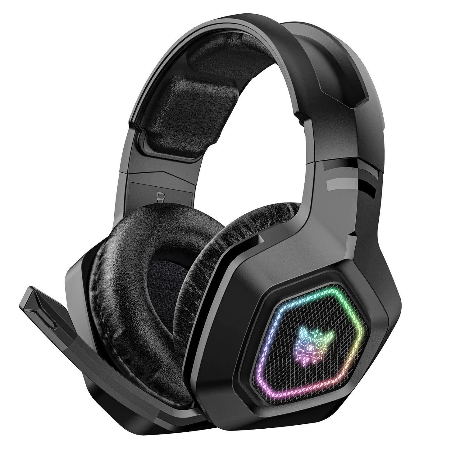ONIKUMA ONIKUMA B100 Gaming Headset Kabellos RGB Das Kopfband Verstellbar Kopfhörer (Bluetooth, Kabelgebunden, Bluetooth)