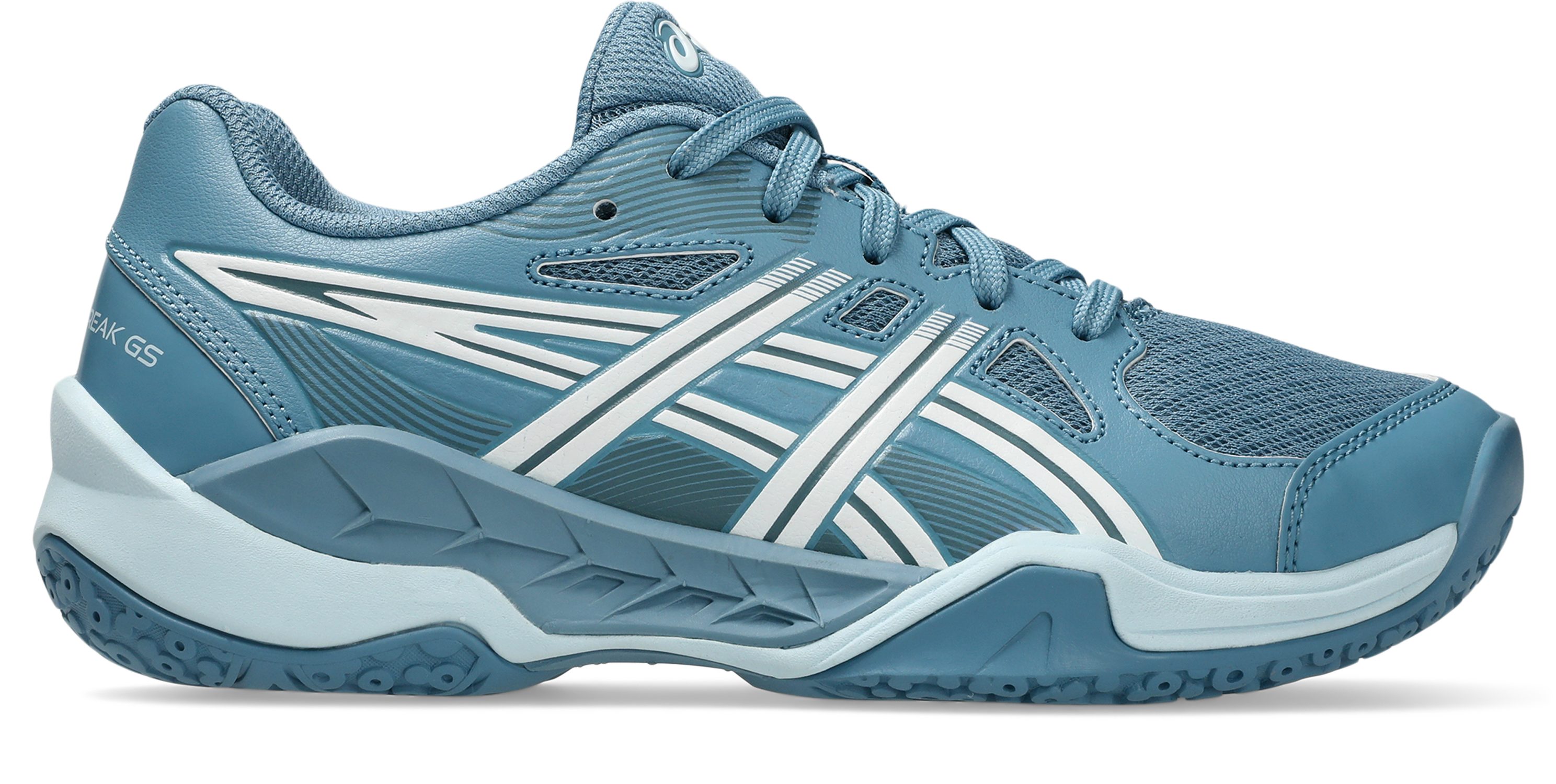 Asics GEL-POWERBREAK GS Hallenschuh für Hallensport, Indoor Sportschuhe, nicht abfärbende Sohle