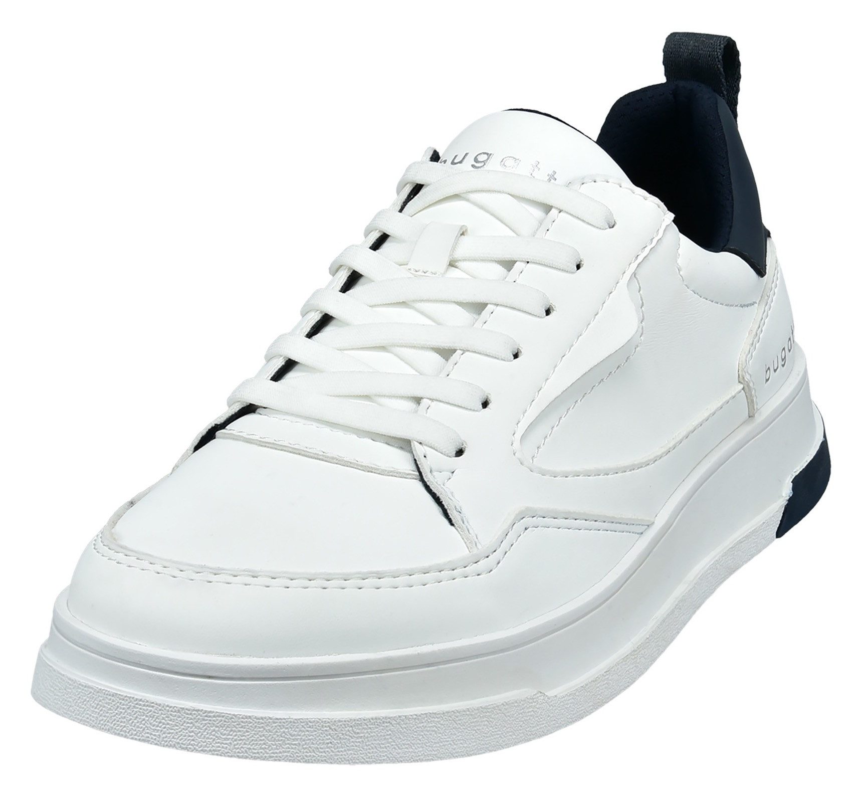 bugatti Keilsneaker, Freizeitschuh, Halbschuh, Schnürer mit Kontrastbesatz günstig online kaufen