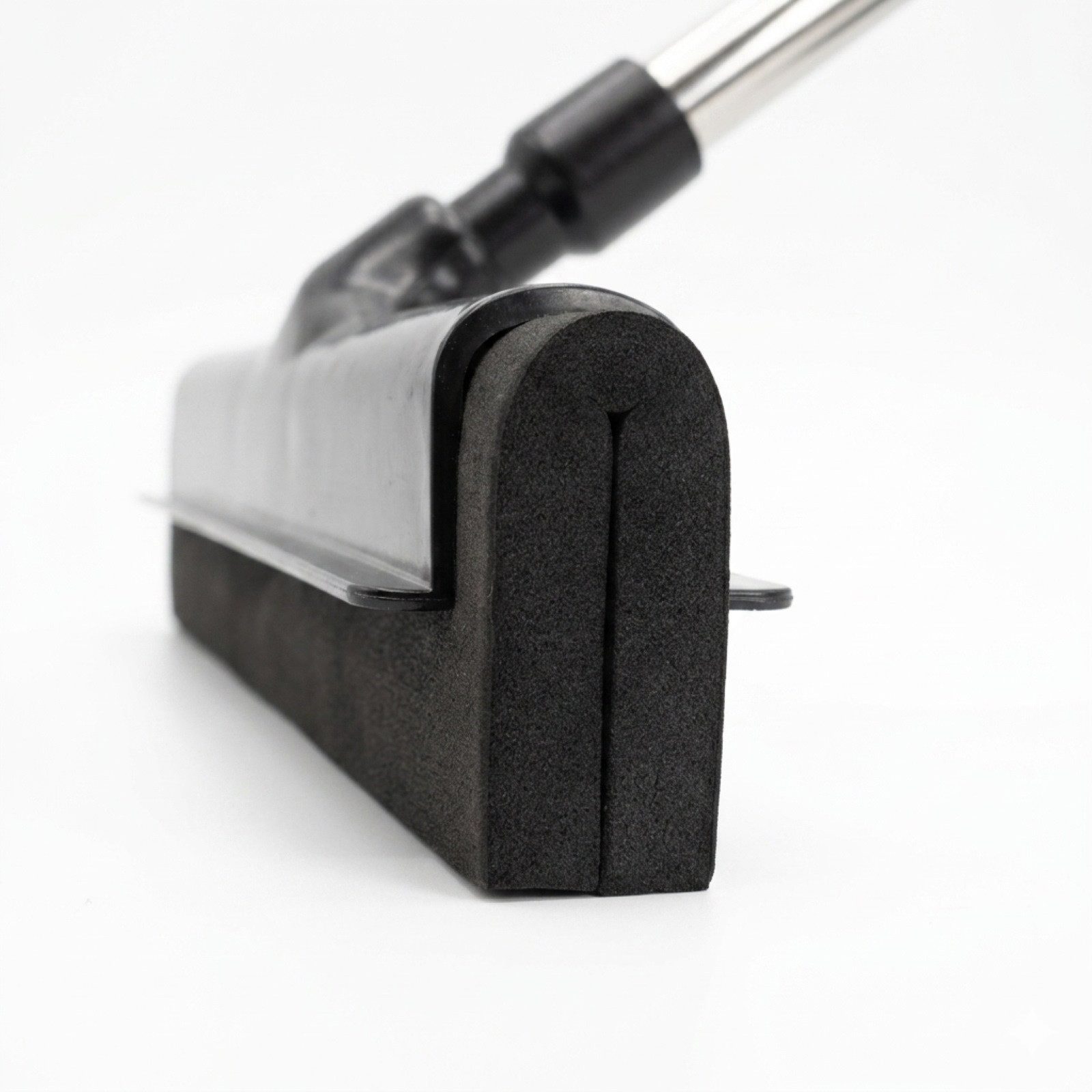 HAC24 Wasserabzieher Bodenabzieher Wasserschieber Bodenwischer, mit Stil 140 cm Edelstahl Schwarz 45 cm Breite Doppel-Abziehlippe