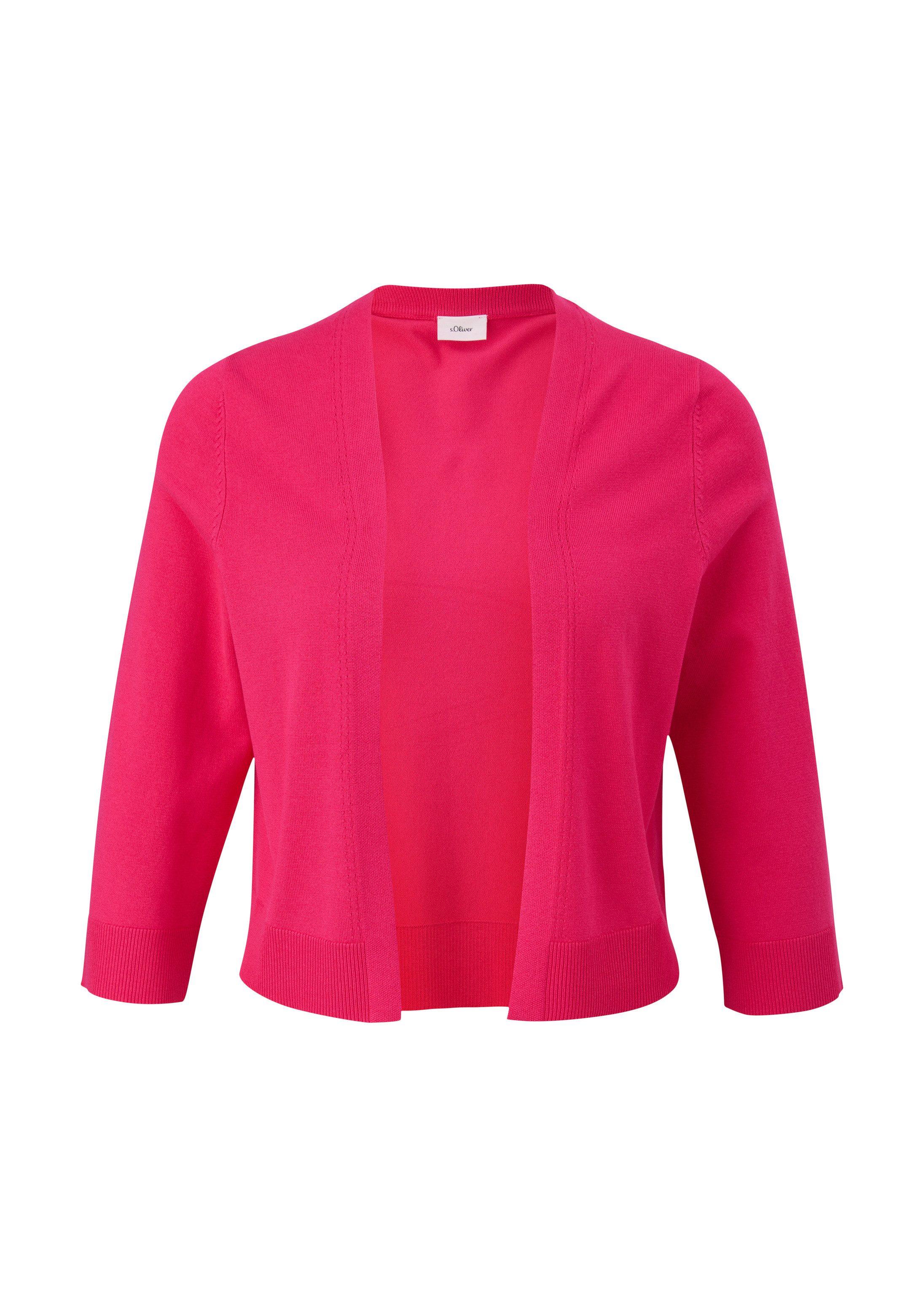 s.Oliver Cardigan Strickjacke Cardigan mit weitem Arm