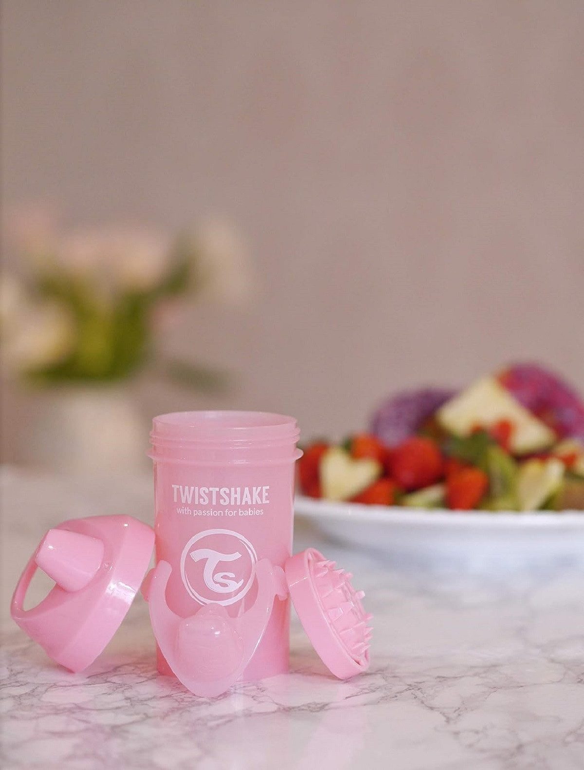 Twistshake Schnabelbecher Trinkbecher Schnabeltasse 300 ml Kinder für einfache Handhabung