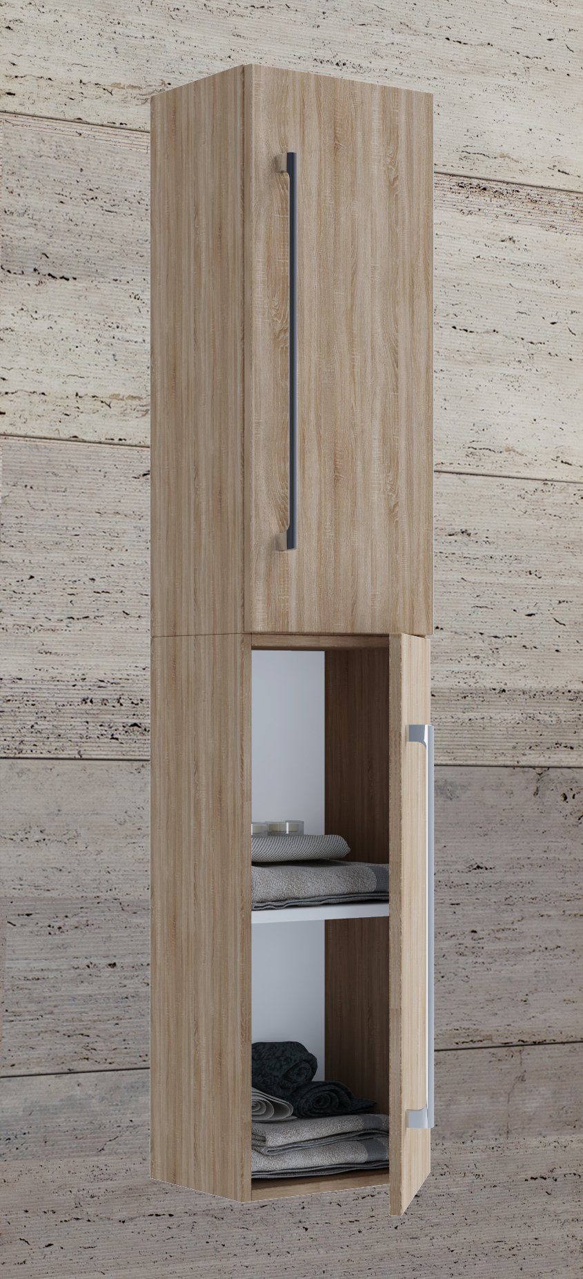 VCM Hochschrank Holz Badmöbel Bad Hochschrank günstig online kaufen