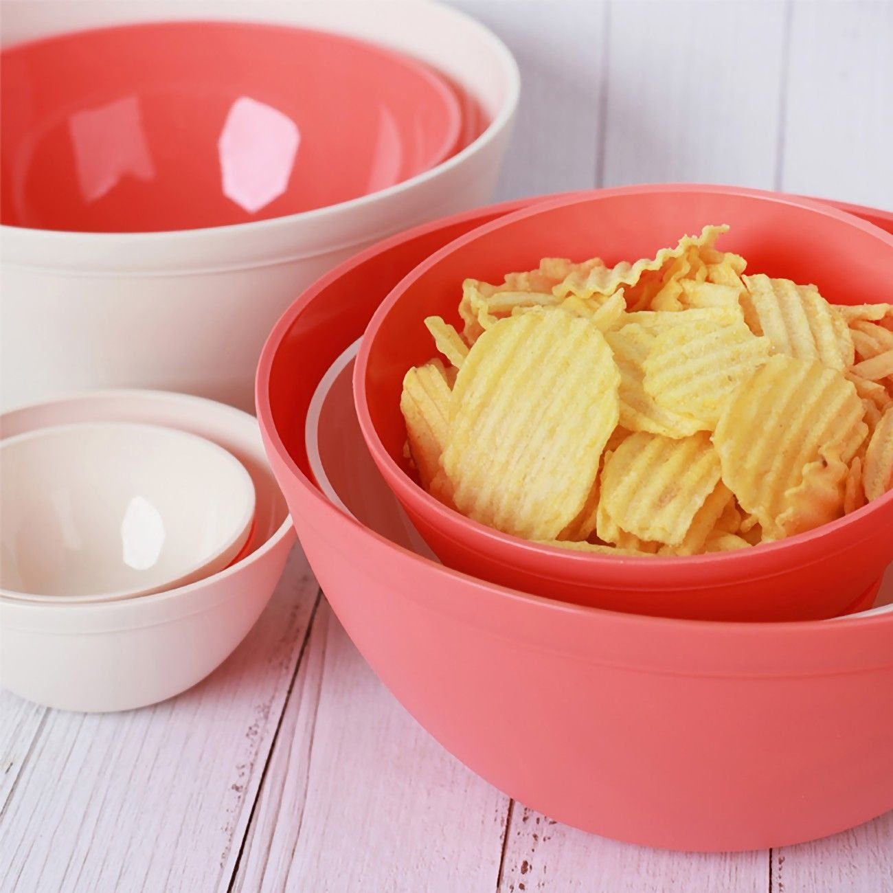 Engelland Müslischüssel Plastikschale, 900 ml, PP-Kunststoff (BPA-frei), (Vorteils-Set, 6-tlg), spülmaschinengeeignet, mikrowellengeeignet, Ø 16 cm, BPA-frei – Bild 2 von 4