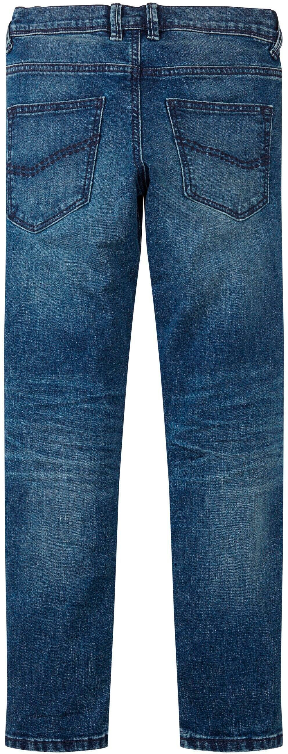 und mit Ryan Reißverschluss TAILOR Knopf- TOM Skinny-fit-Jeans