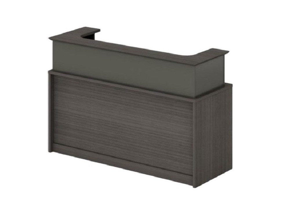 Xlmoebel Empfangstheke Moderne Holzempfangstheke im eleganten Design für Büros, Made in Europa