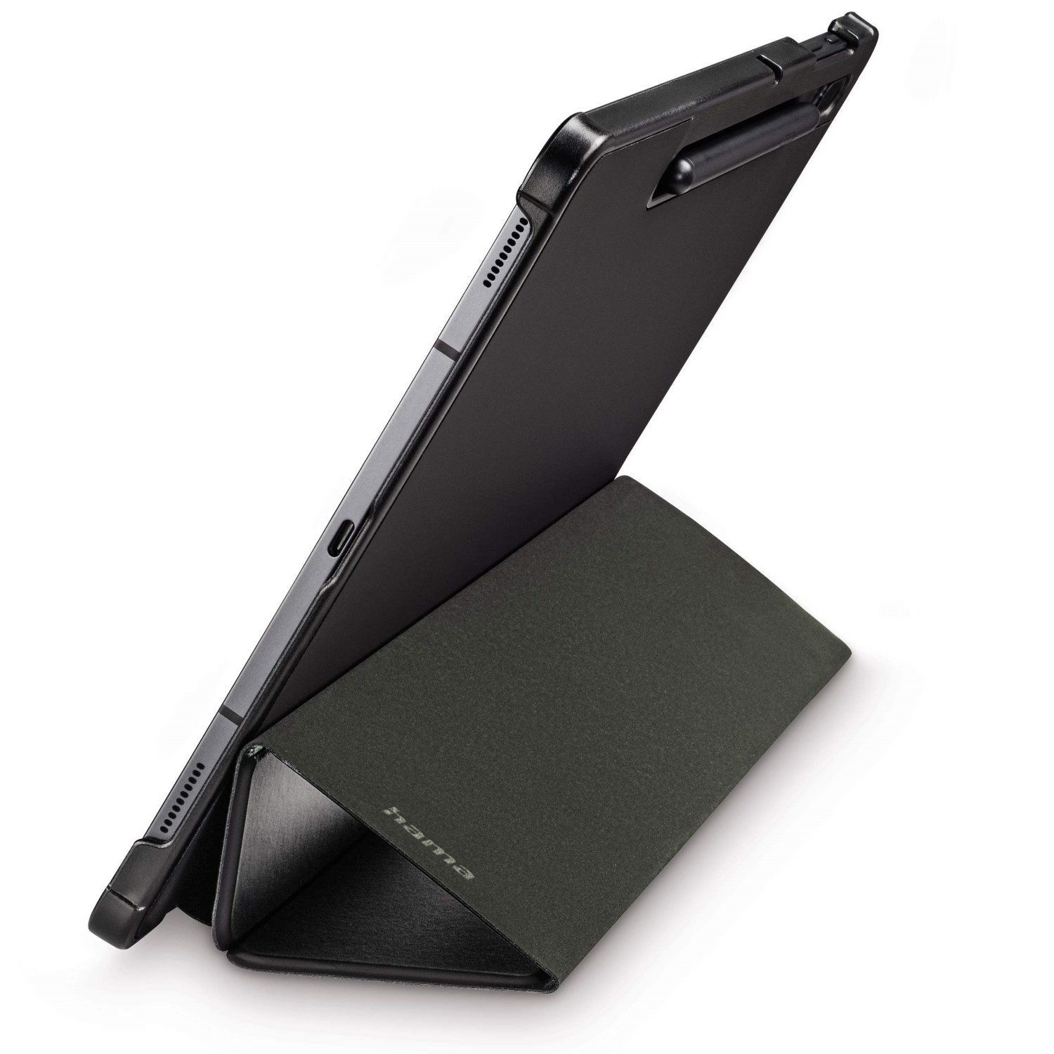 Hama Tablet-Hülle Smart Case Fold Tasche Cover Hülle Bag Black, Standfunktion Ständer für Samsung Galaxy Tab S8 Ultra 14,6" – Bild 4 von 5