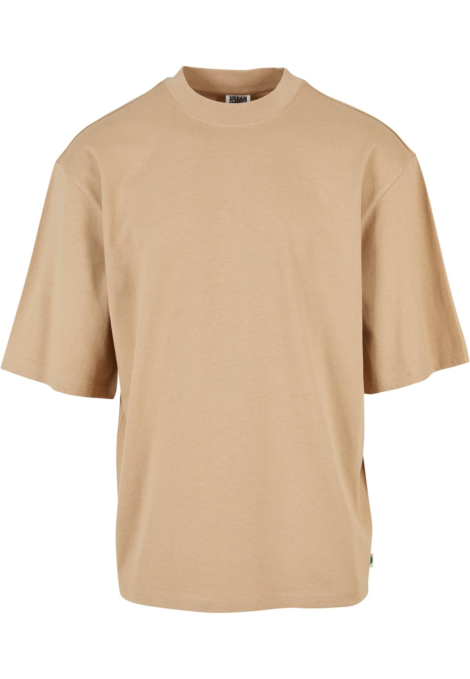 URBAN CLASSICS Sleeve (1-tlg) Tee unionbeige Herren Organic Kurzarmshirt Oversized