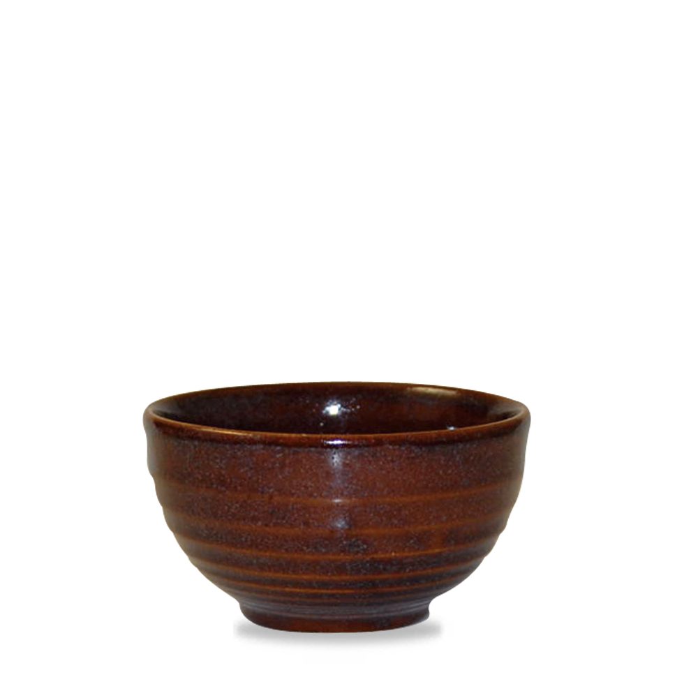 Schale Super Vitrified Cinnamon Ripple Bowl 13Cm/ 56Cl, 6 Stück