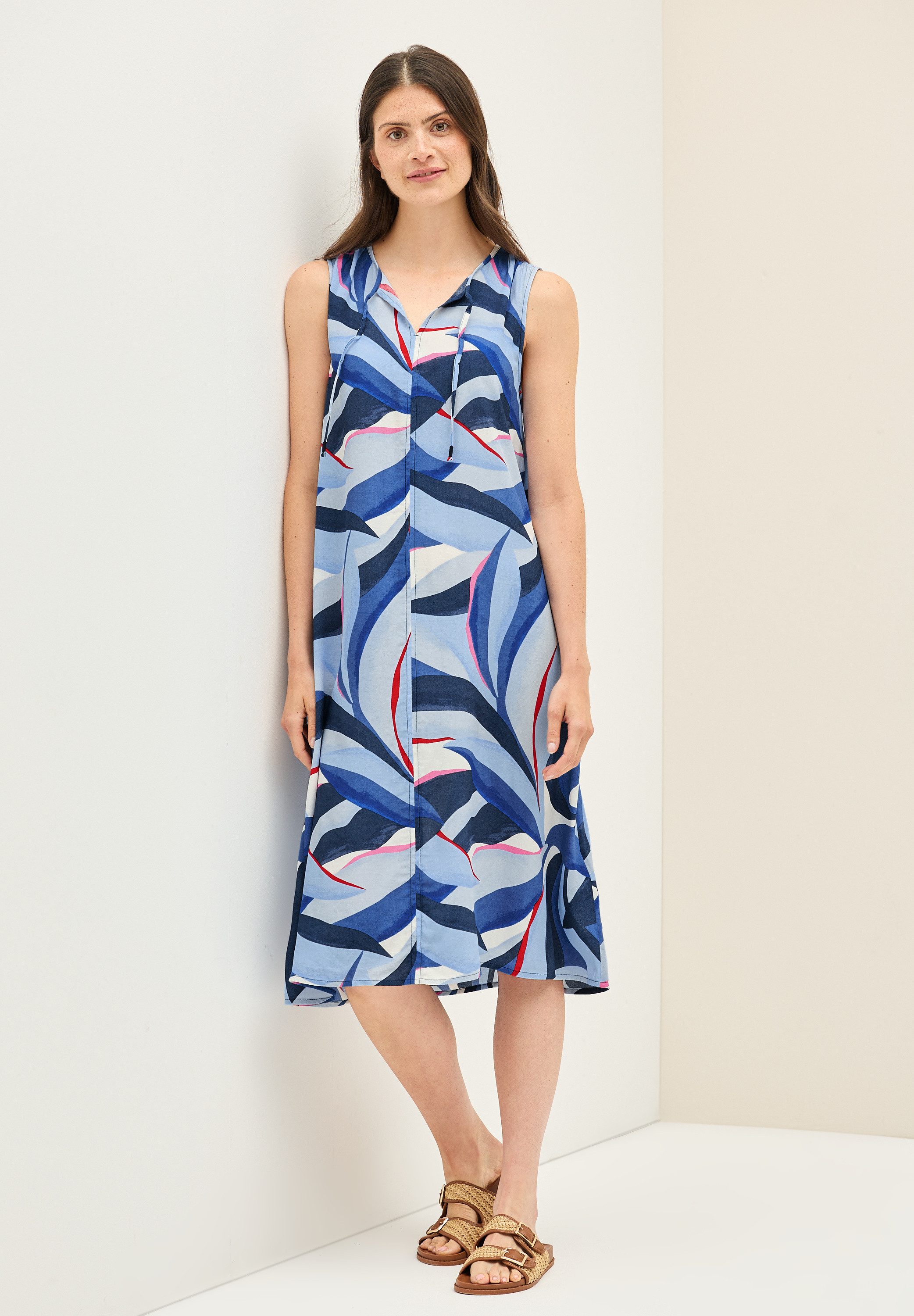 CECIL Midikleid ärmellos, mit grafischem Muster günstig online kaufen