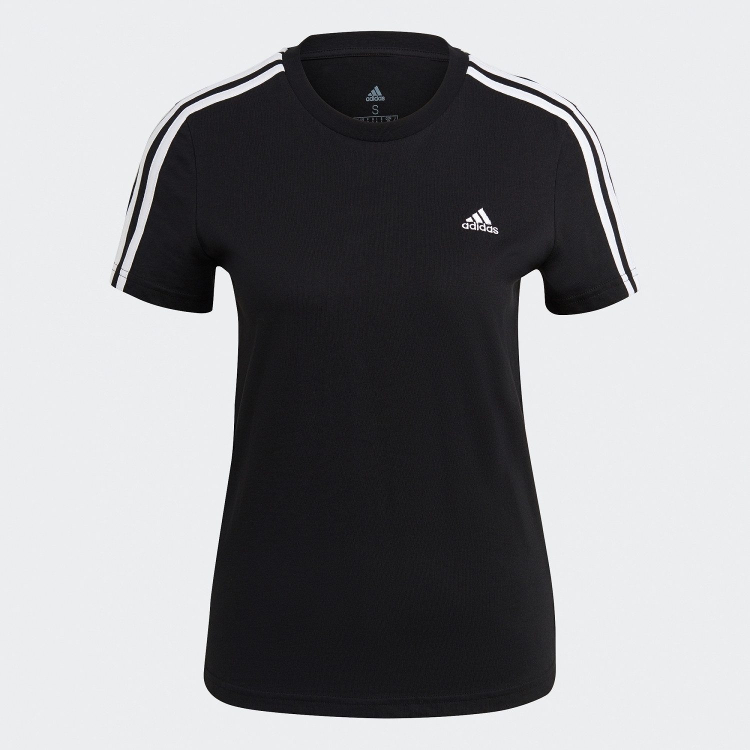 adidas Sportswear T-Shirt ADIDAS Damen Shirt LOUNGEWEAR Essentials Slim 3-S günstig online kaufen