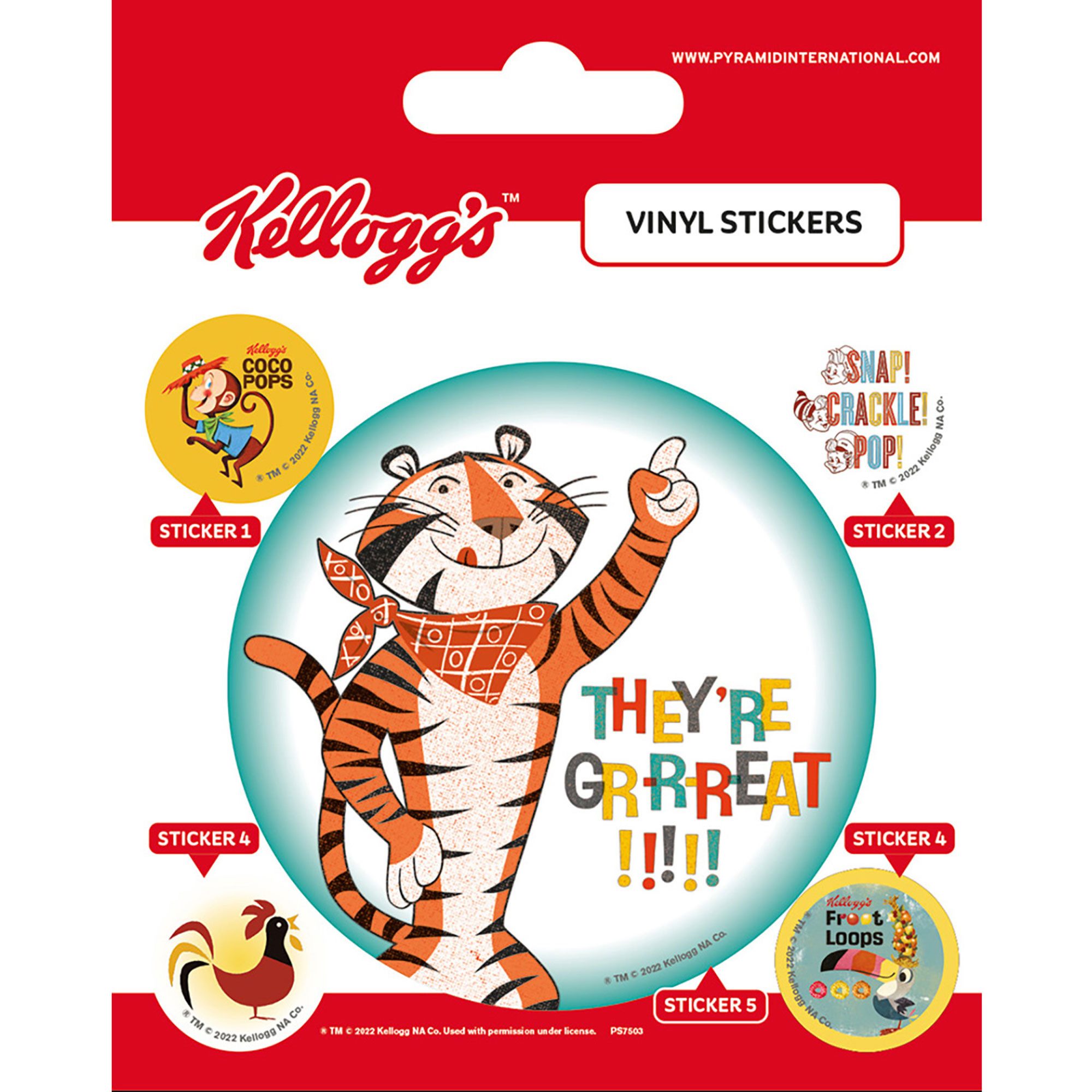 Sticker Kellog´s - Sticker-Sets - Vintage around the World
