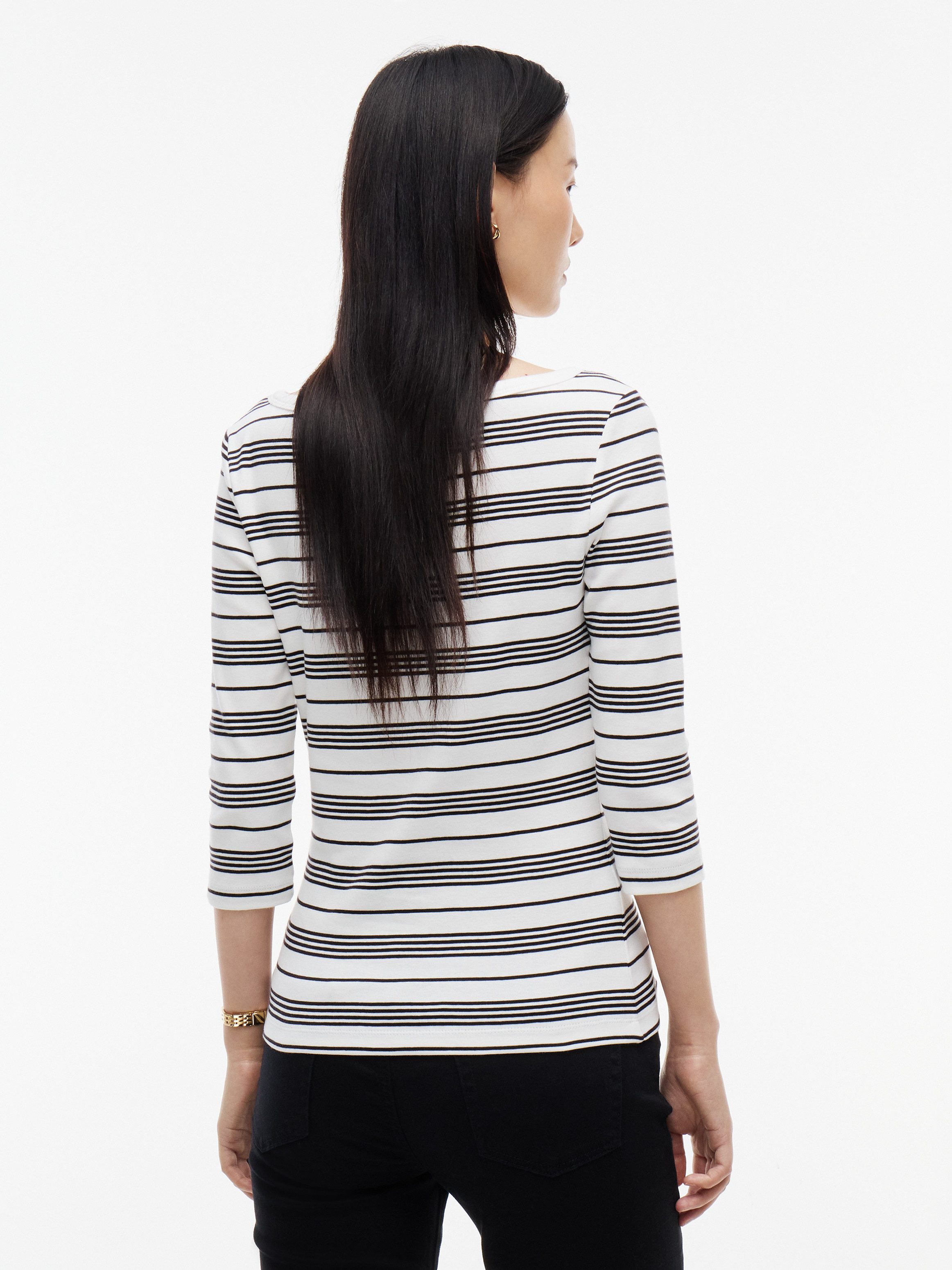 Tommy Hilfiger 3/4-Arm-Shirt CODY BOAT-NK 3/4 SLV TEE Baumwolle