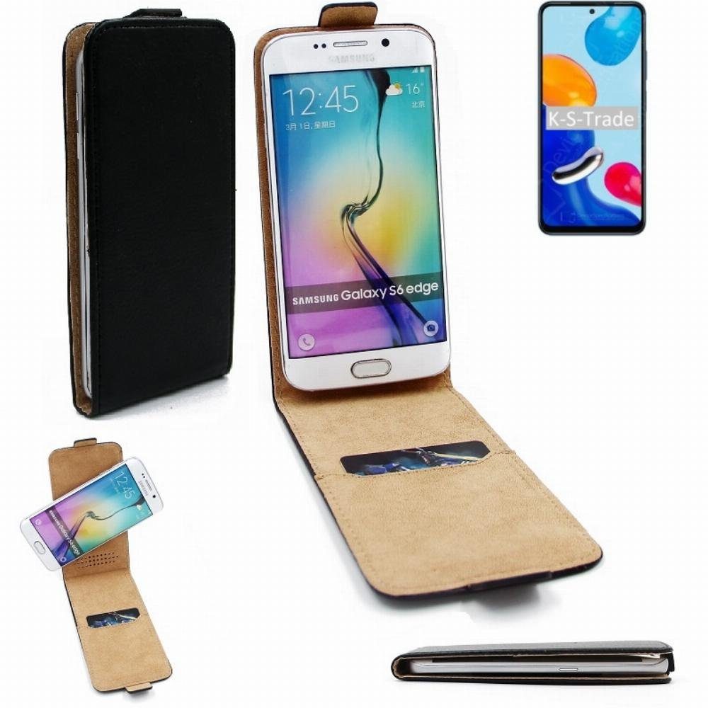 K-S-Trade Handyhülle für Xiaomi Redmi Note 11 Global, Schutzhülle Handyhülle Flipstyle 360° Smartphone Tasche