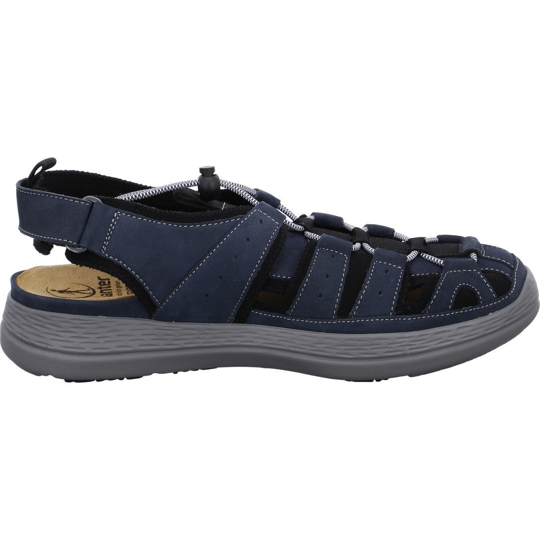 Ganter Karl 045972 Schuhe, Rauleder Ganter Sandale - Sandale blau Ludwig