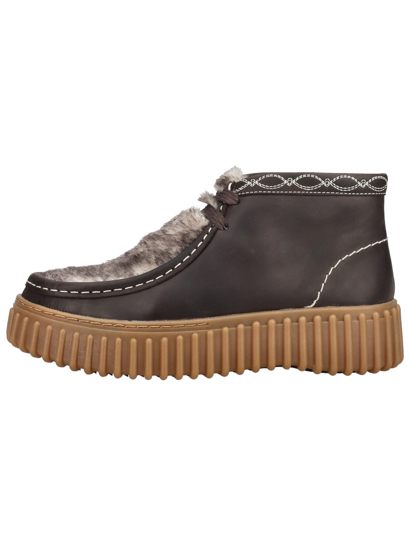 Clarks Stiefelette Leder . Schnürstiefelette