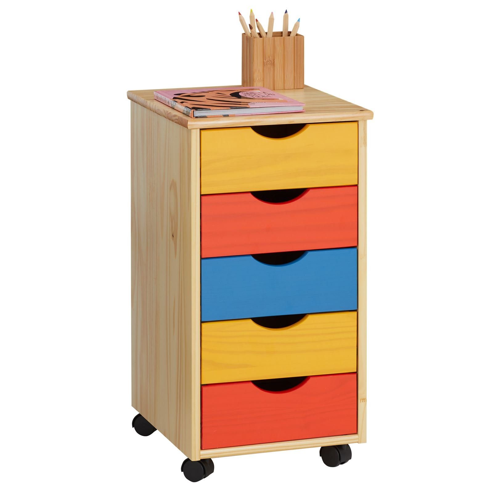 IDIMEX Rollcontainer LAGOS, Rollcontainer Kiefer Bürocontainer günstig online kaufen