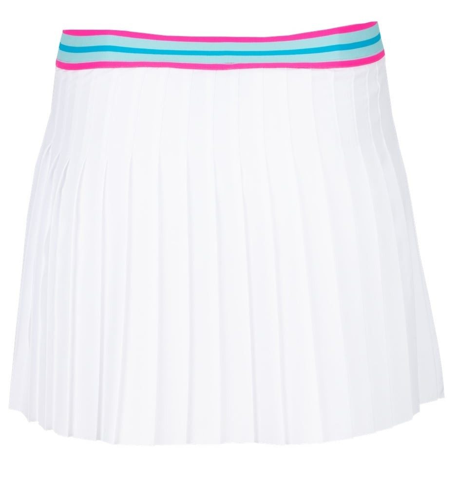 Fila Tennisrock Finja (Faltenrock, mit Streifen Tape) weiss Damen