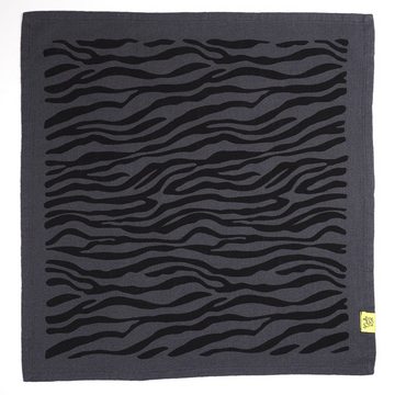 CHALKY & CO.® Stoffserviette Napkin-Set Zebra, 4 Stück, 45 x 45 cm, (Set, 4er Pack), nachhaltig, 45 x 45 cm, Animal Print