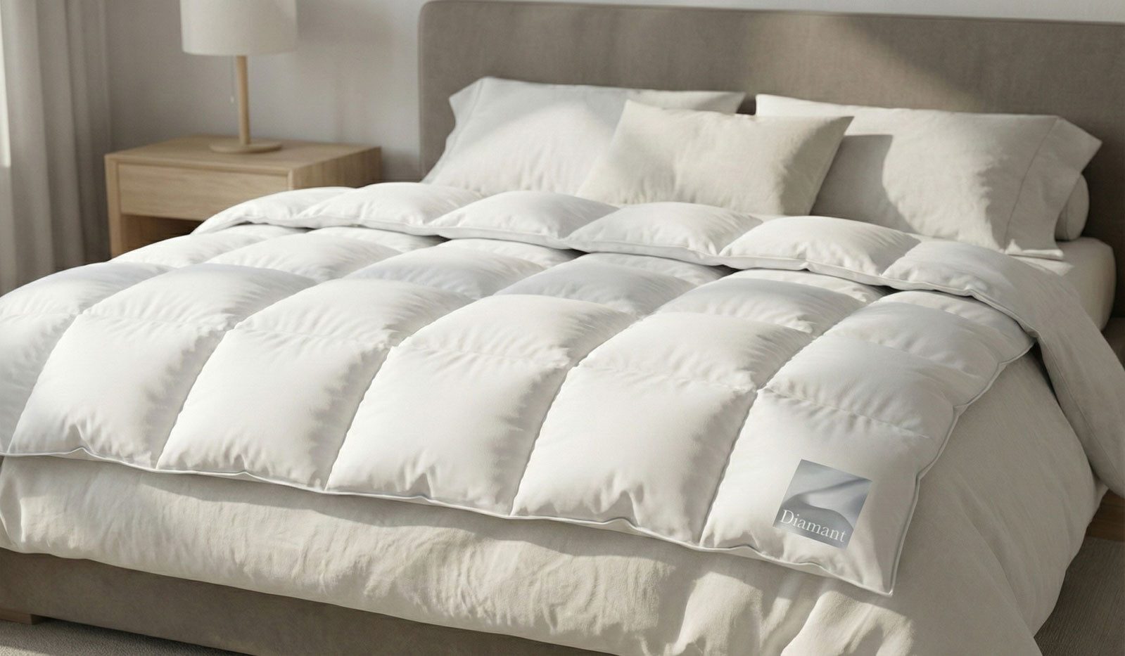 HANSKRUCHEN Daunenbettdecke DIAMANT, Füllung: 100% Daunen, Bezug: 100% Baumwolle, allergikerfreundlich