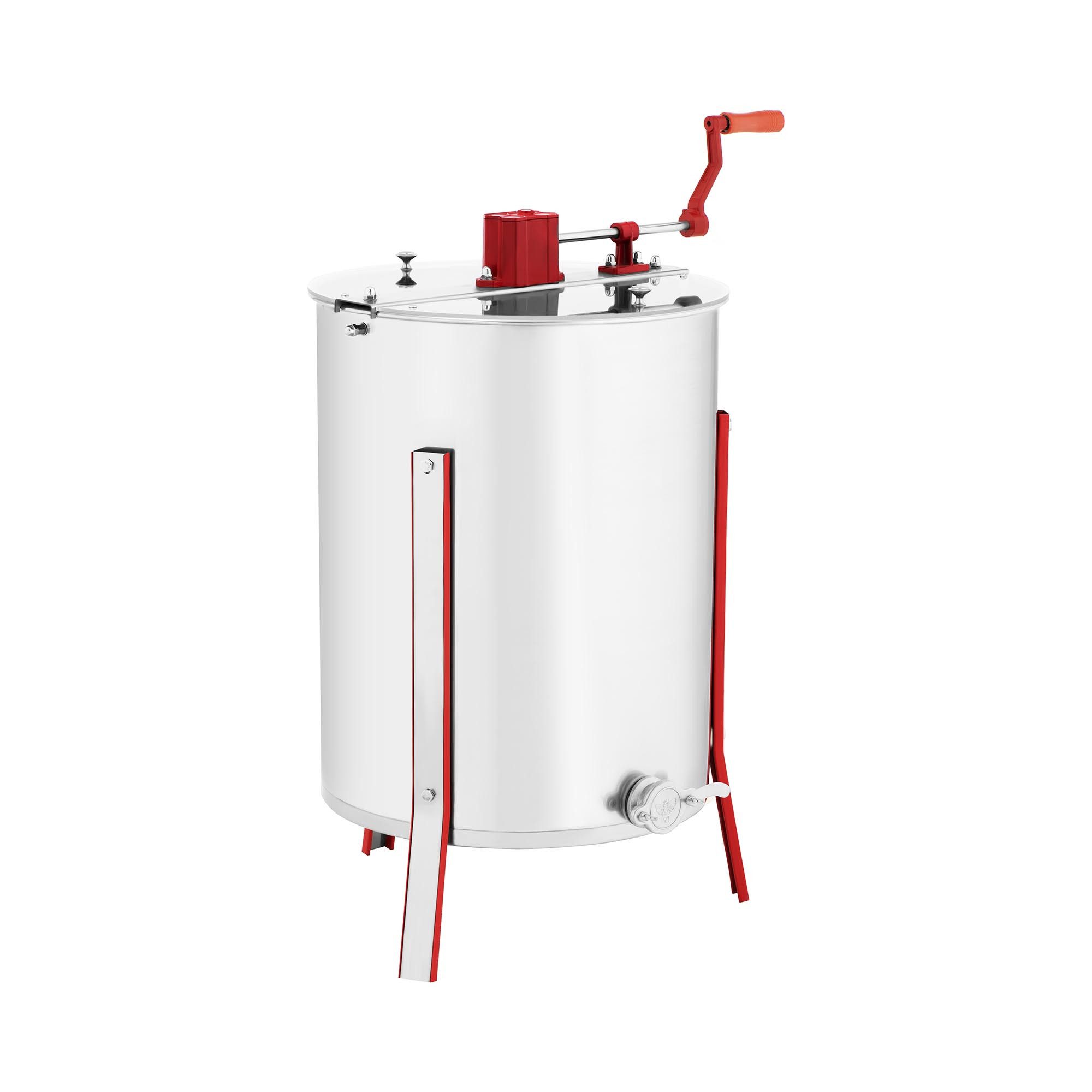 Wiesenfield Honigschleuder Hochwertige Honigschleuder Edelstahl Tangentialschleuder Handantrieb 4