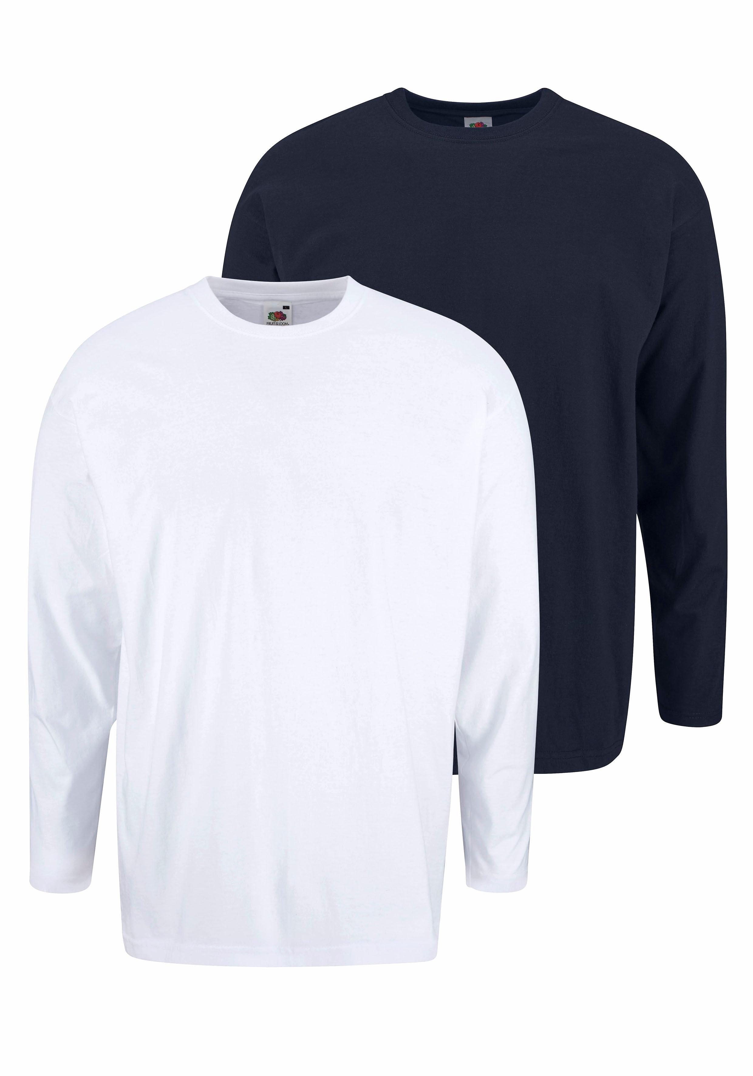 Fruit of the Loom Langarmshirt (Packung, günstig online kaufen