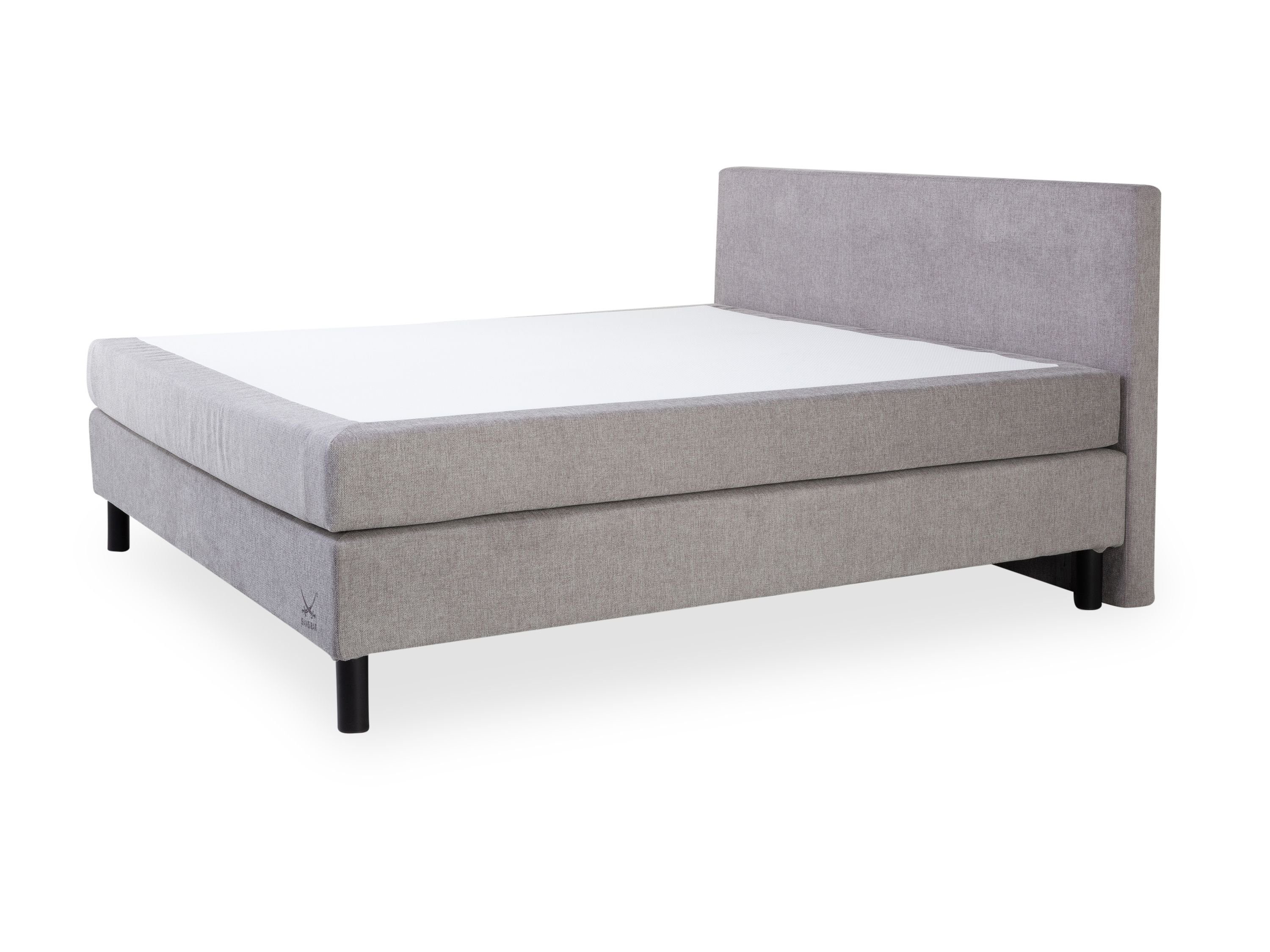 SANSIBAR Living Boxspringbett Boxspringbett SANSIBAR BILLUND LF 180x200 cm grau Box-Spring-Bett