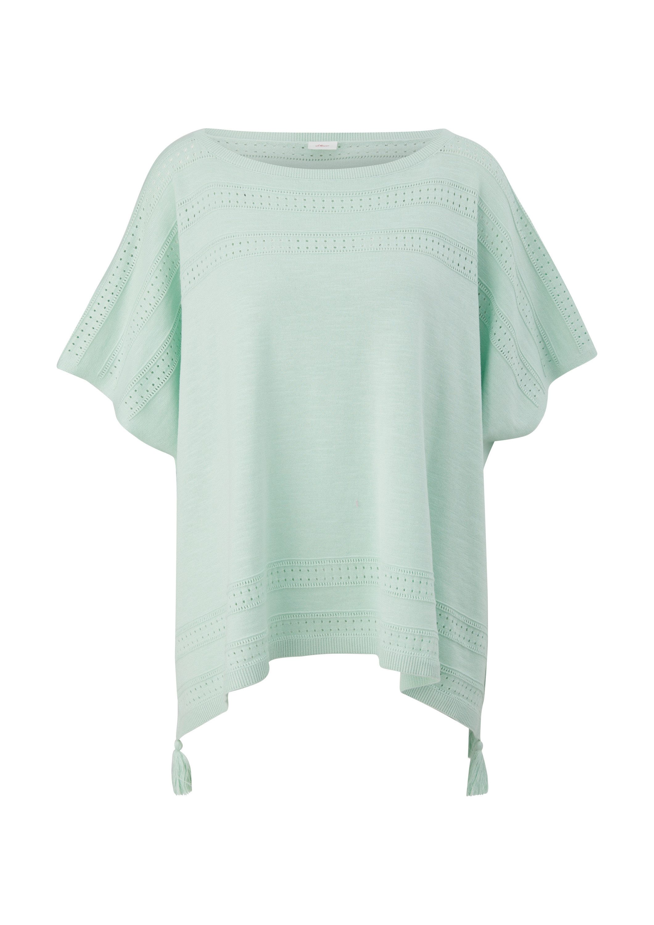 s.Oliver Poncho Indoor-Poncho Poncho aus Viskosemix