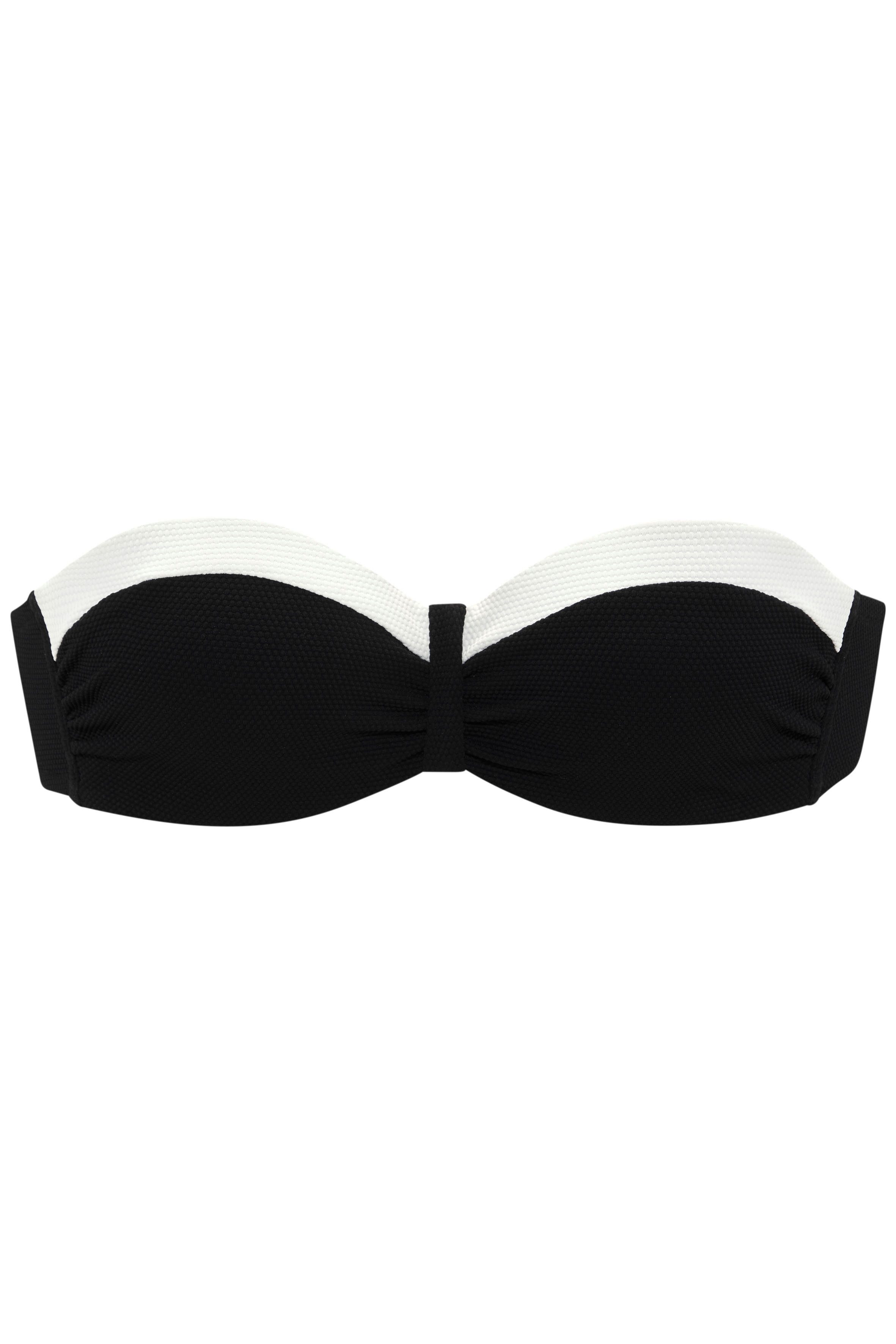 LASCANA Bügel-Bandeau-Bikini-Top Chic, aus eleganter Strukturware
