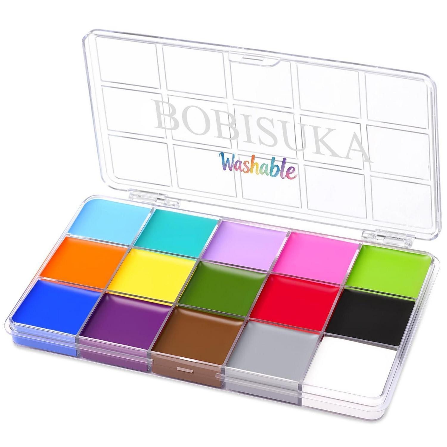 LuxusKollektion Theater Schminkpalette Gesichtsfarbe 15 Farben wasseraktiviert