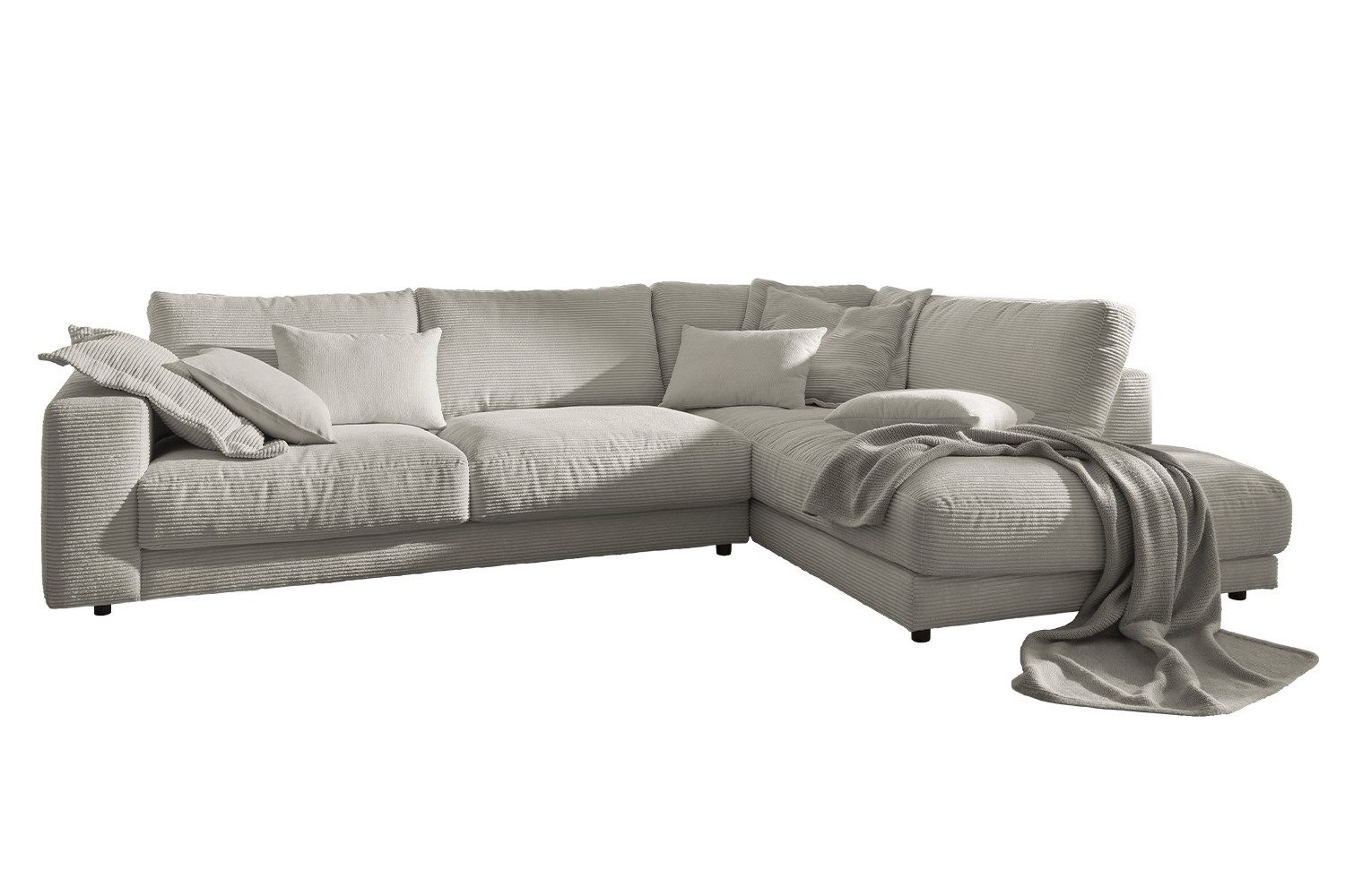 KAWOLA Ecksofa MADELINE, Couch L-Form rechts günstig online kaufen
